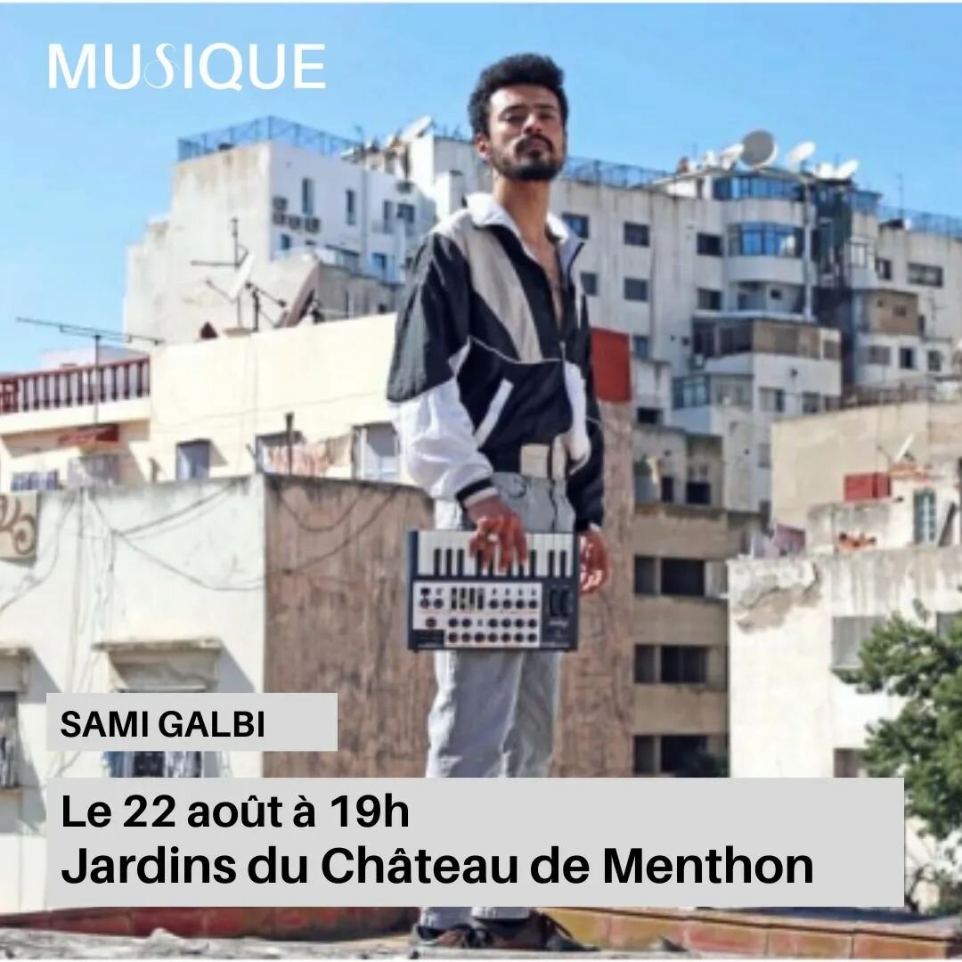 ⛱ PROGRAMME DU TOUJOURS ⛱
.
.
.
🌈 SAMI GALBI 🌈
22 ao&ucirc;t &agrave; 19h dans les Jardins du Ch&acirc;teau 

@sami.galbi puise dans la musique de son enfance, celle qu&rsquo;il a red&eacute;couvert dans les cabarets de Casablanca ou de Marseille, 