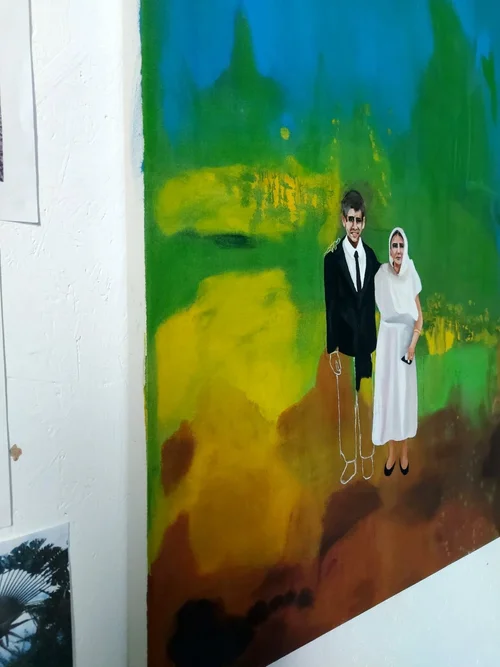 Some recent bits and wip images from the studio. I'm currently working on a composition focusing on my dad's permanent departure from the Caribbean to live in England. 🤍🌴🤲🏼🖌

#liesabacchusart #wipart #diasporicart #westindianart #windrushgenerat