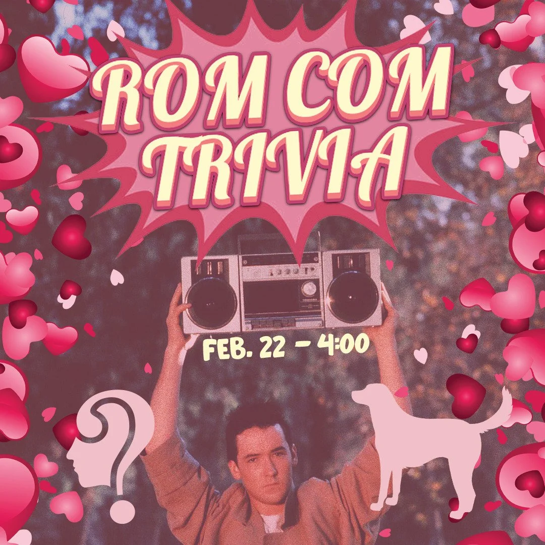 We're back @thewineryatmanzanita__bend this month with another game of rom-com trivia! Game starts at 4:00 on Sunday, February 22.

#trivianight #trivia #pubquiz #bartrivia #centraloregon