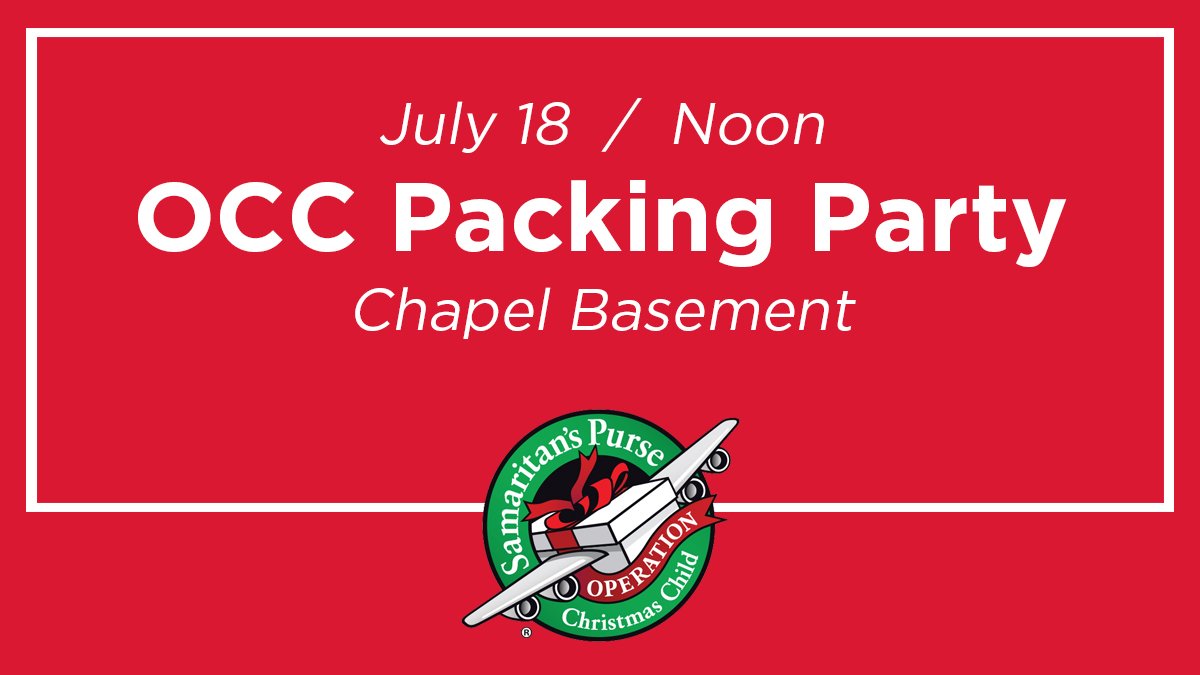 OCC Packing Party