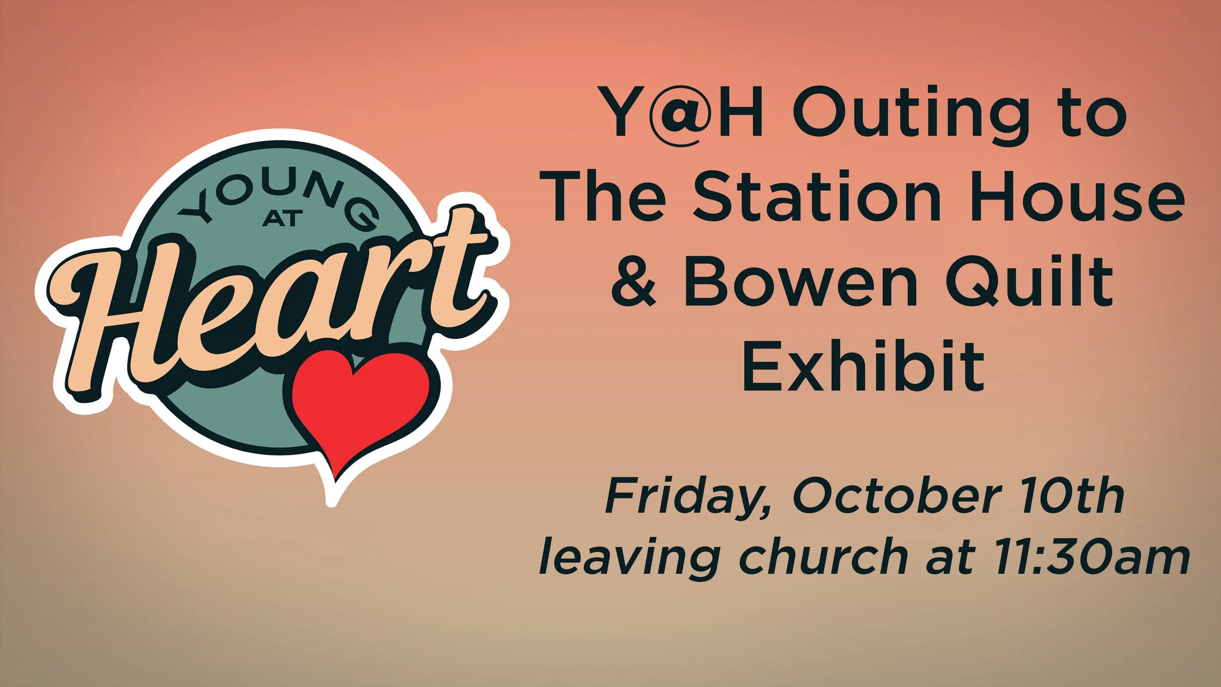 Young at Heart Outing to The Station House for Lunch then to Bowen Quilt Exhibit