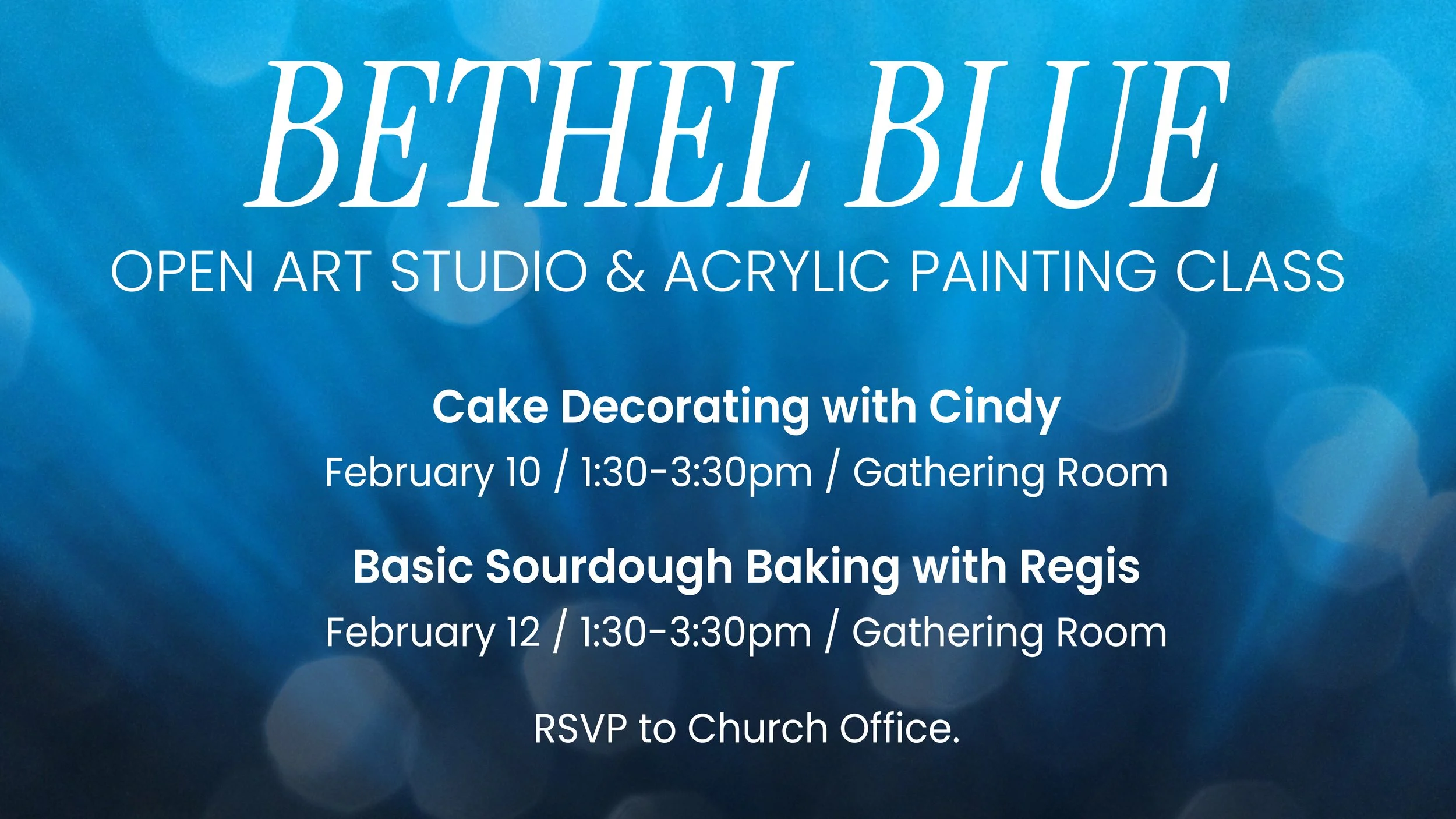 Bethel Blue Open Art Studio &amp; Acrylic Painting Class