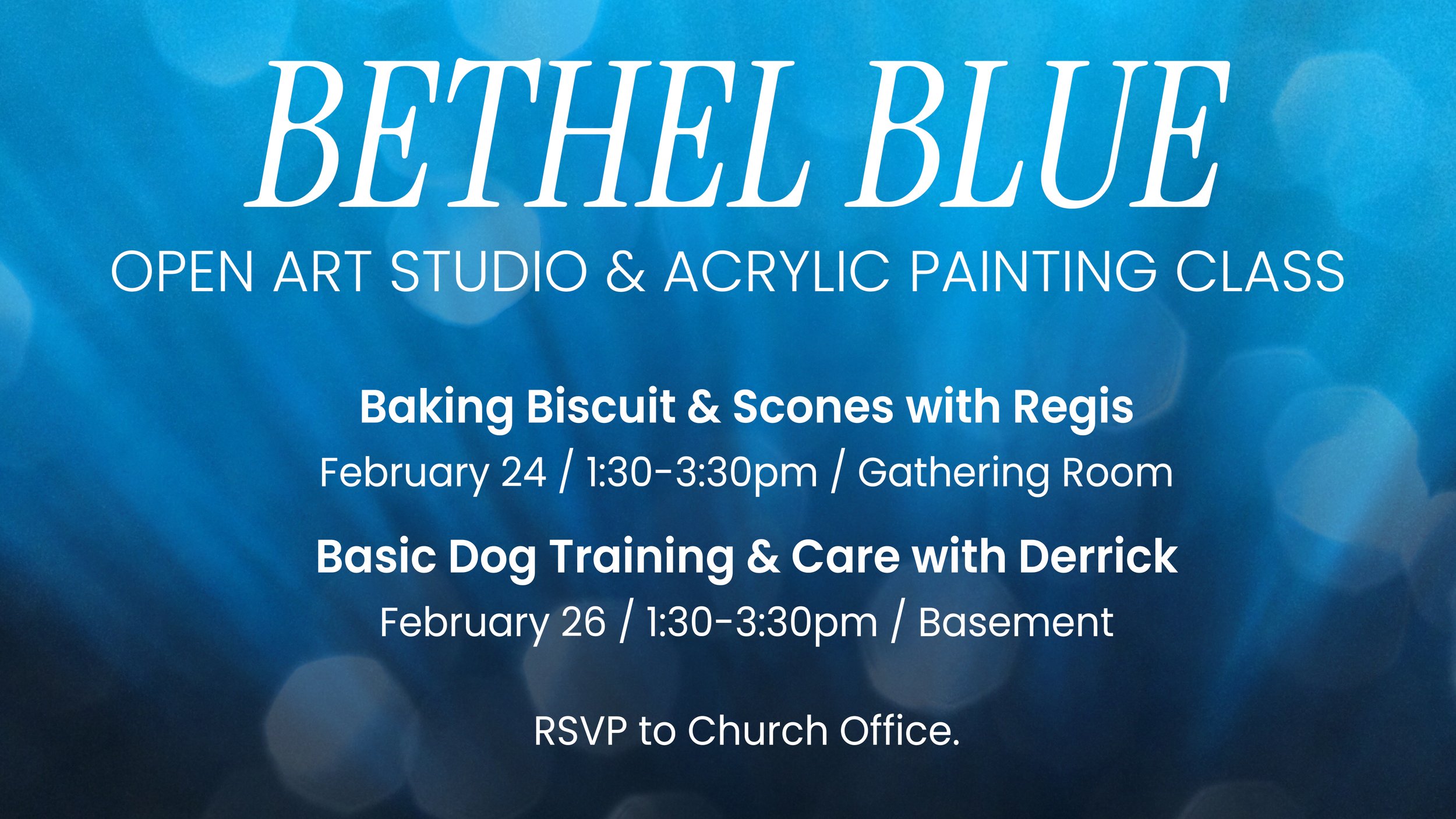 Bethel Blue Open Art Studio &amp; Acrylic Painting Class