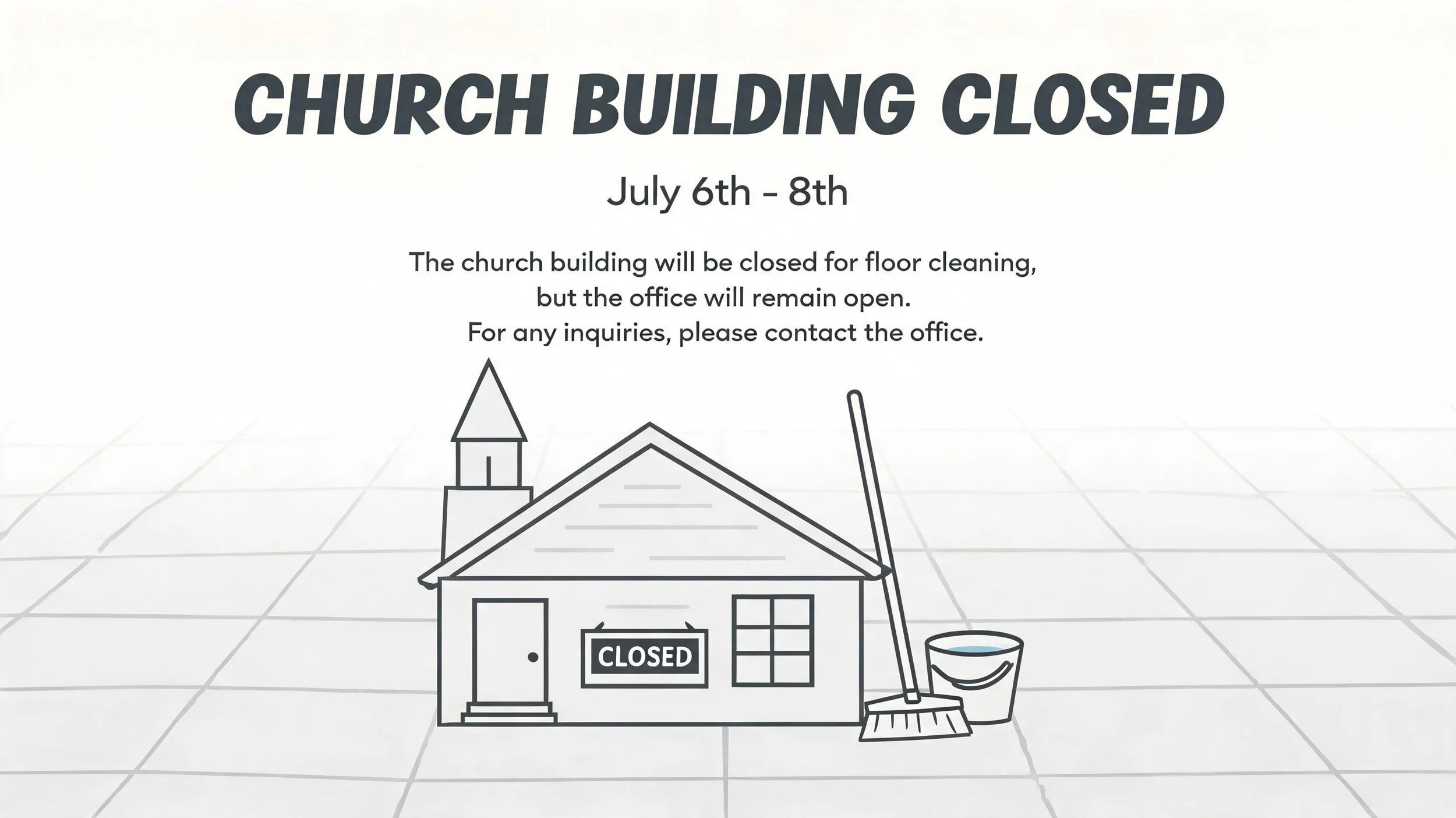 Church Building Closed