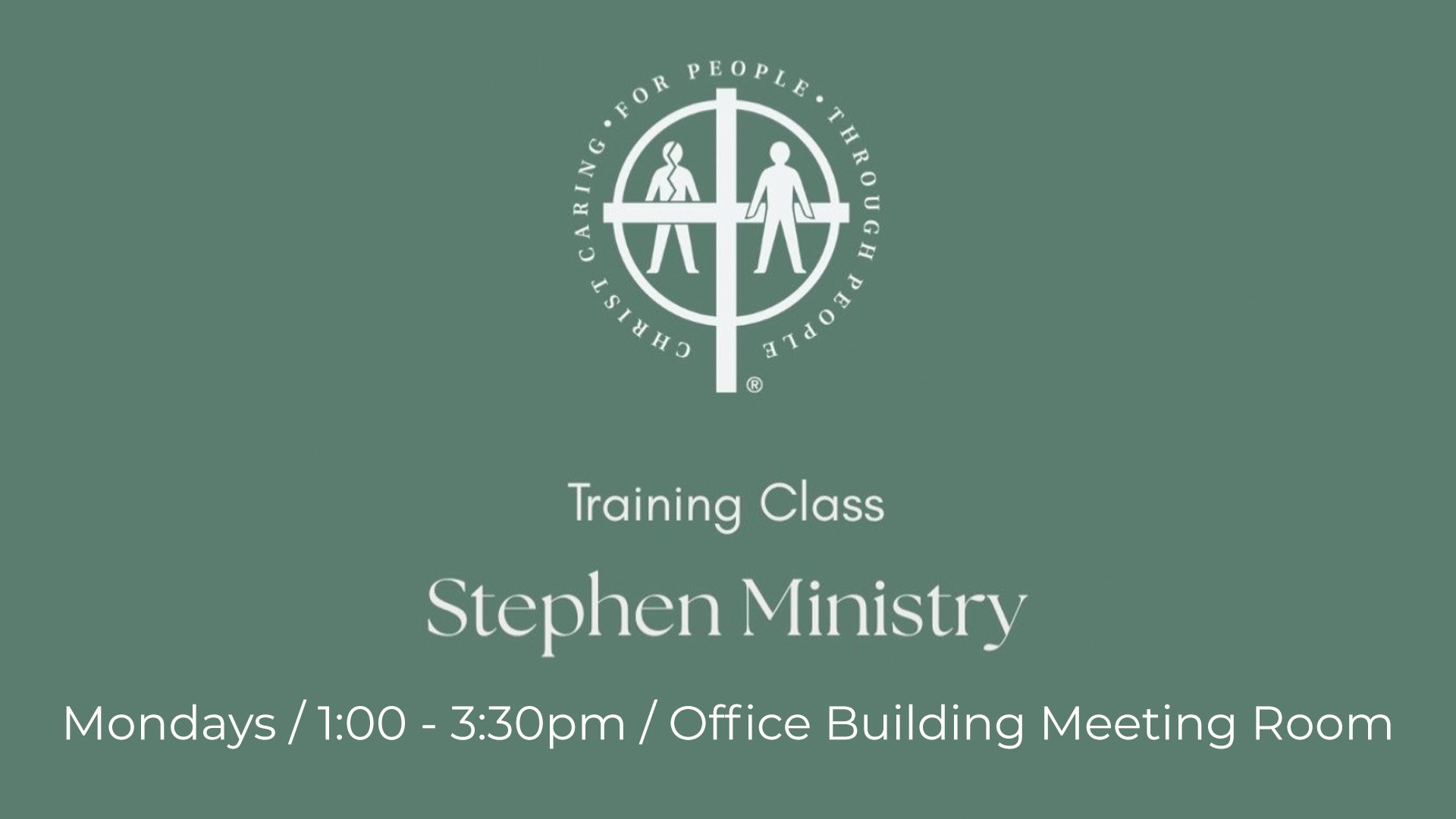 Stephen Ministry Training
