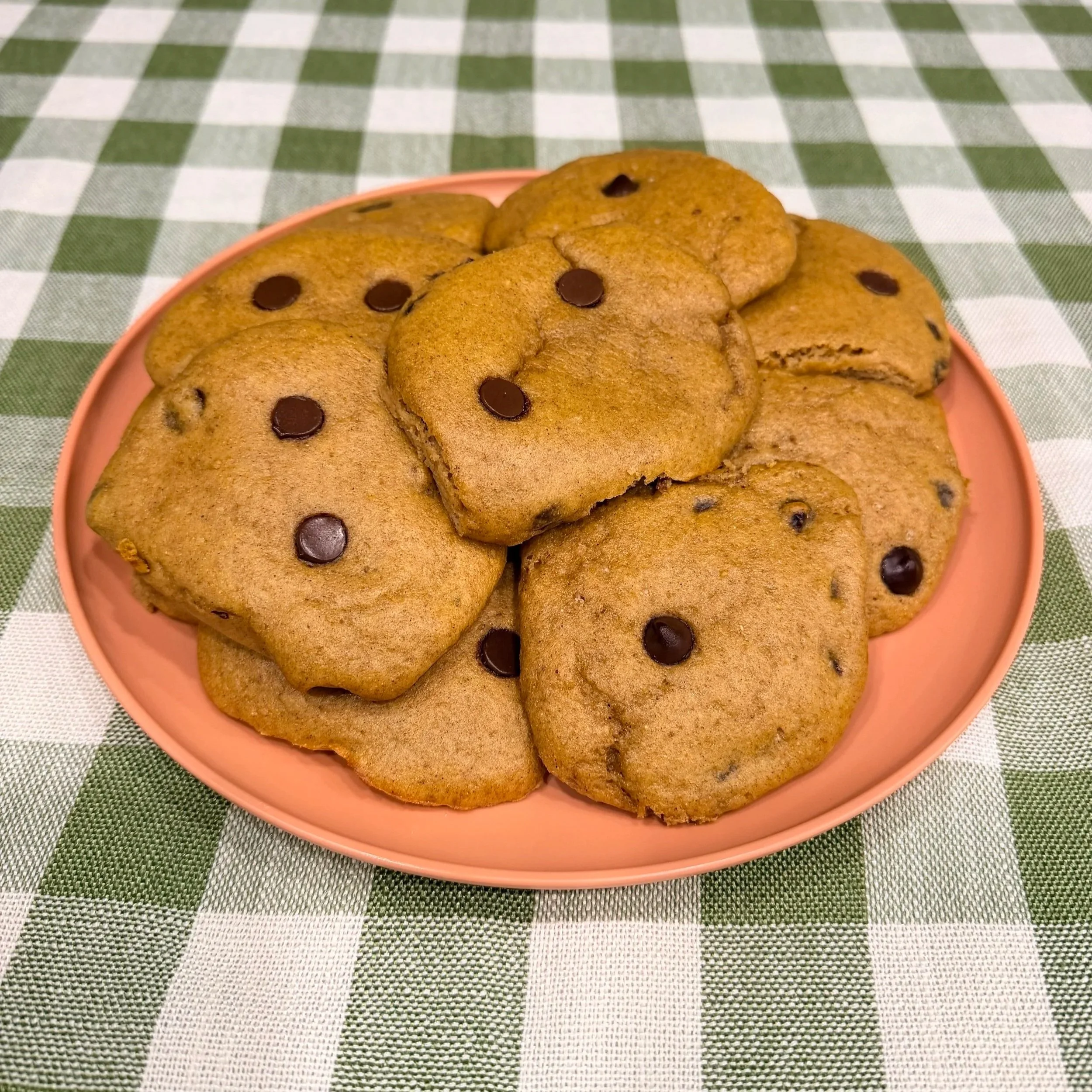 Pumpkin Protein Pillow Cookies