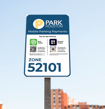Mockup of Houston Signage