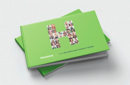 Display of I&D Report: Green Background, H Cutout