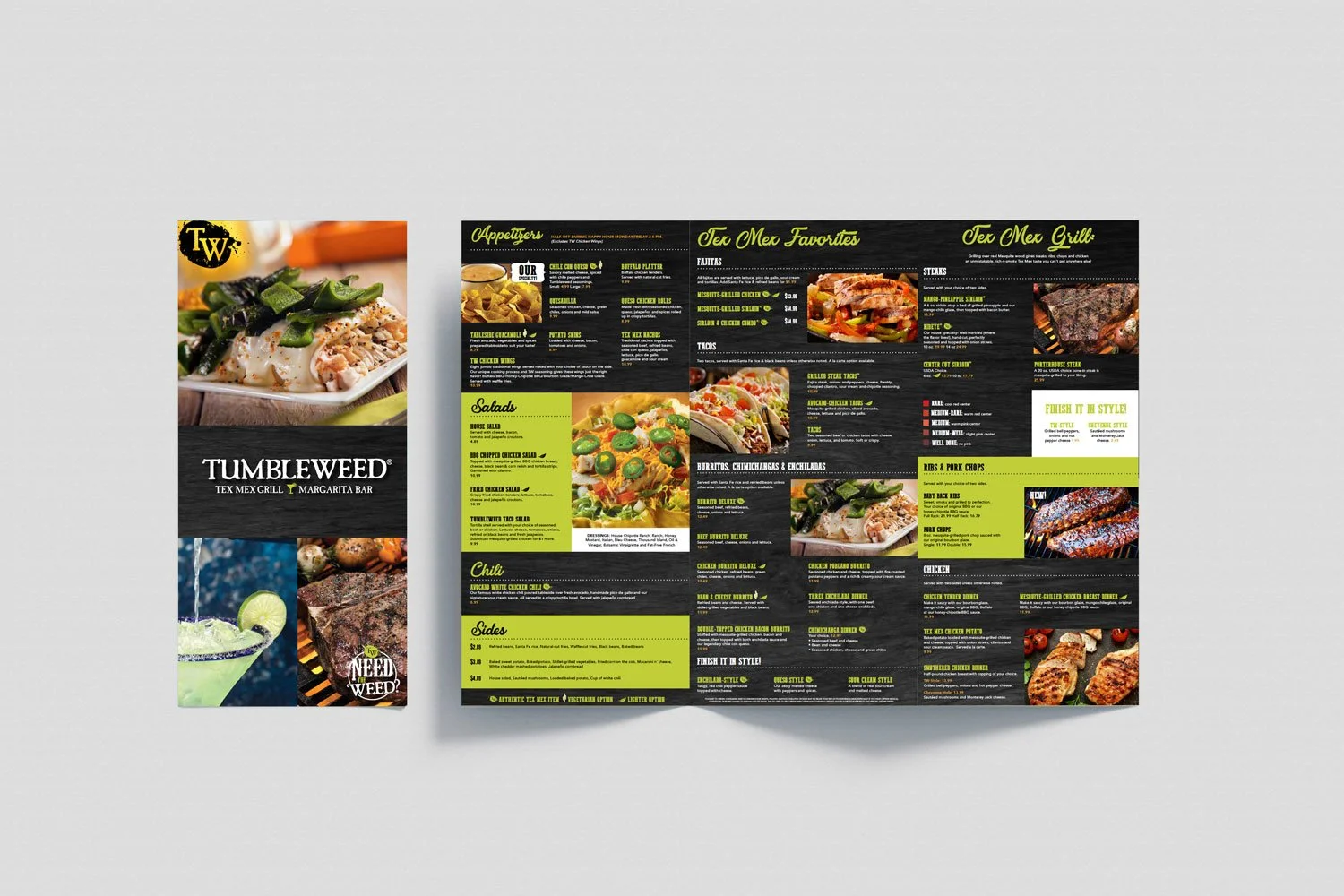 Trifold Menu Design