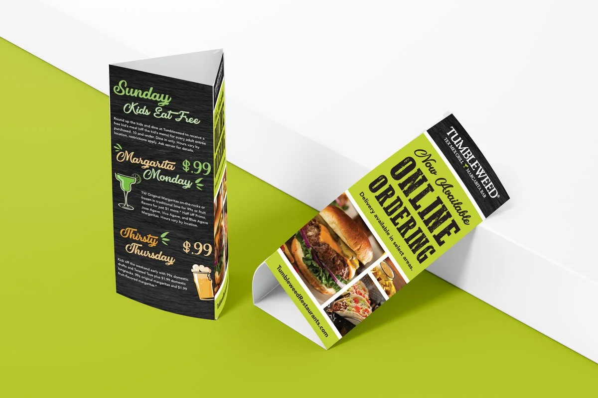 Promotional Trifold Table Tent