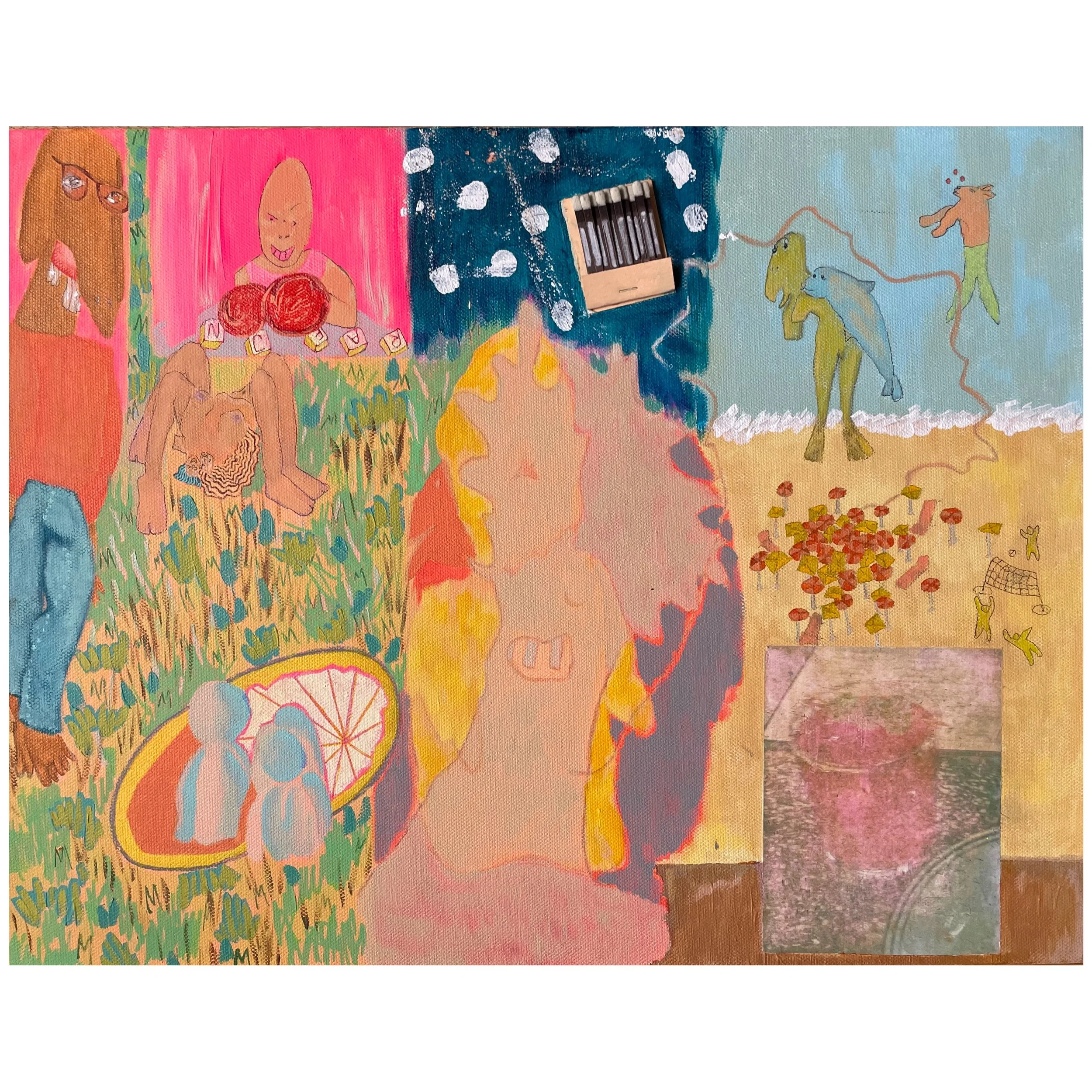 Lost in Durango 2026 14x18in mixed media