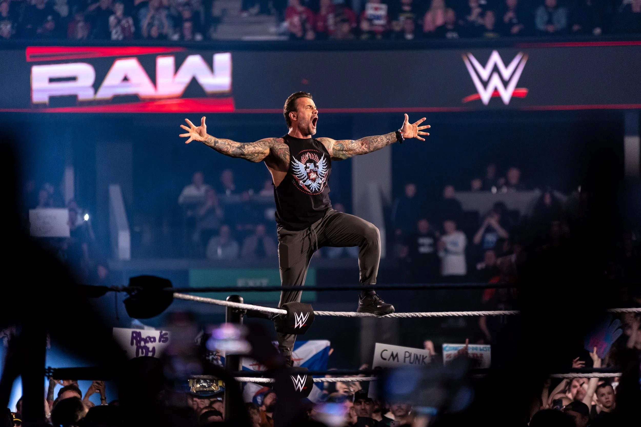 CM Punk - World Wrestling Entertainment (WWE) - OVO Hydro, Glasgow 