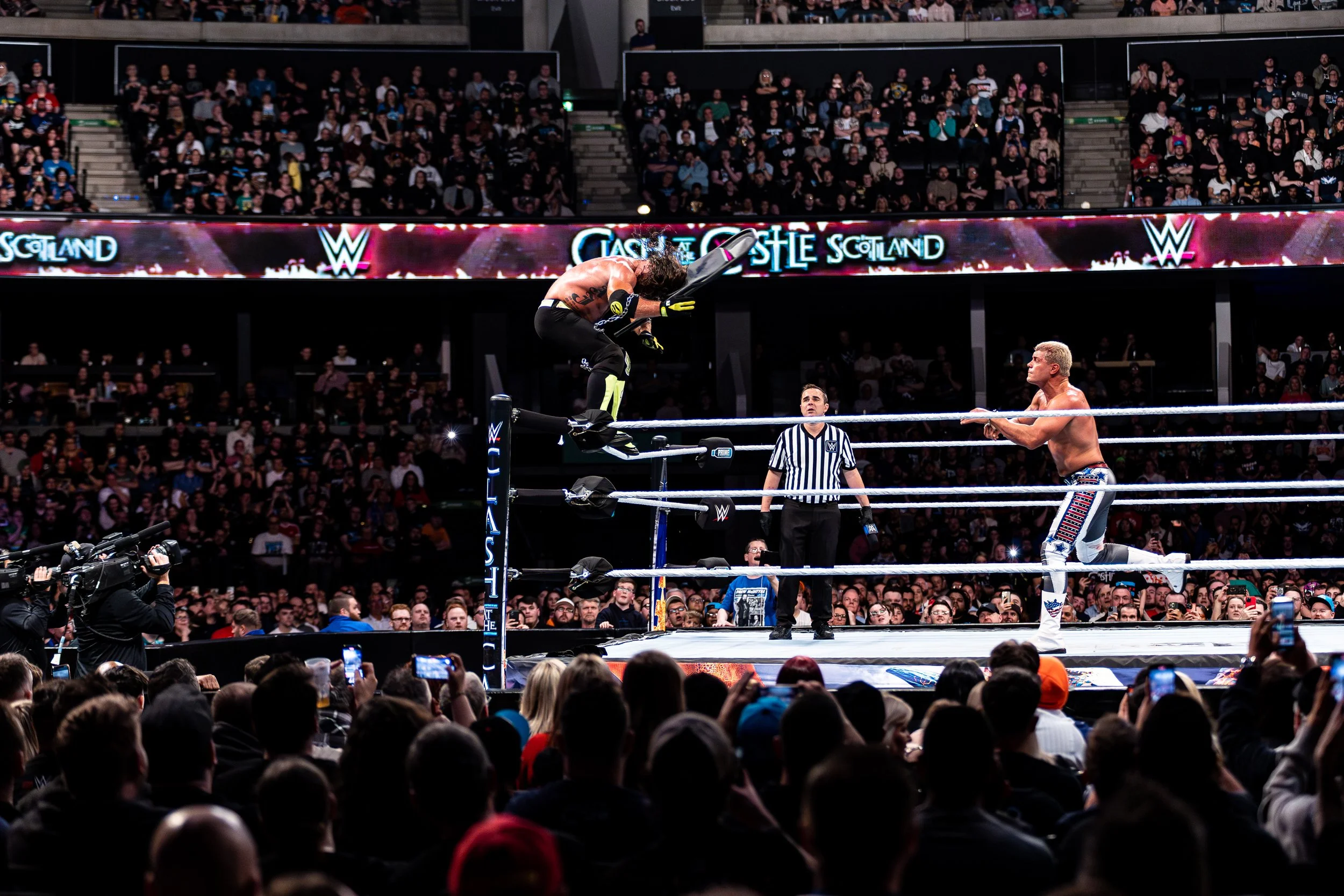 Cody Rhodes vs AJ Styles - World Wrestling Entertainment (WWE) - OVO Hydro, Glasgow 
