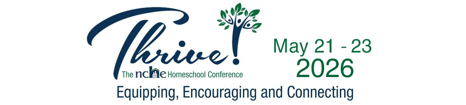 North Carolina Homeschool Conference NCHE - Thrive! Winston Salem, N.C. 