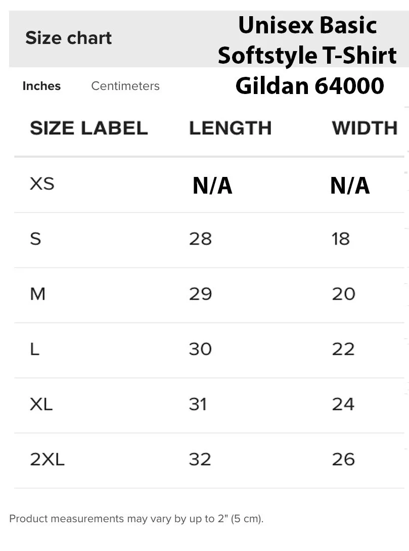 Unisex soft style gilden 6400 SIZE CHART.jpg