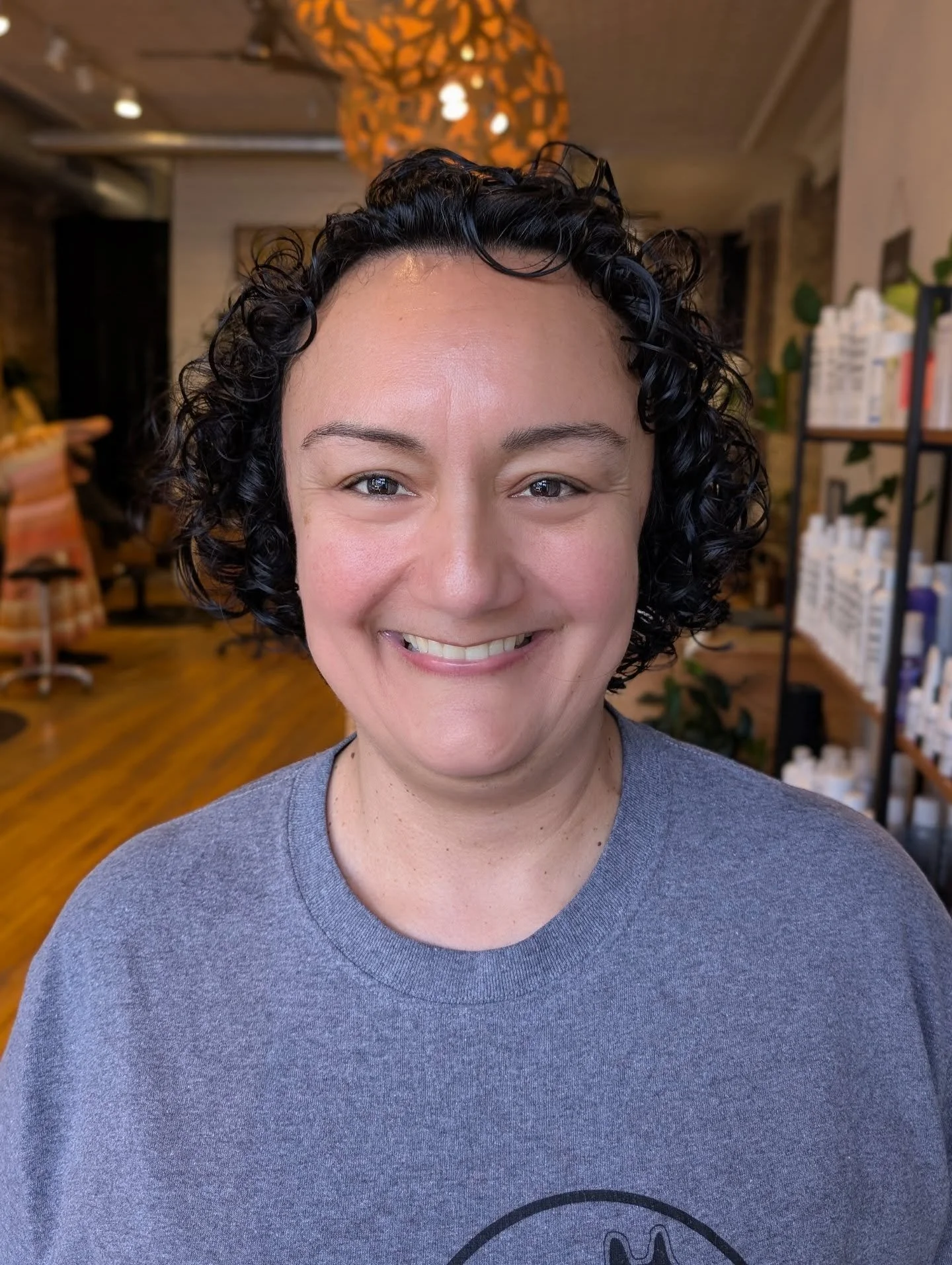 With warm weather approaching fast, a chop is a must to stay cool this summer! 

Cut + style by Krista

&bull;

&bull;

&bull;

#curlyhair #curlyhair #curlybob #hairtransformation
