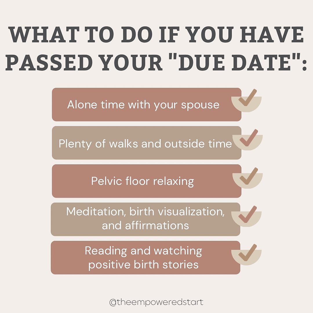 To all you mamas who have gone past your estimated &ldquo;due date&rdquo;- I see you. 

I have gone past mine with each baby as well as those final weeks of pregnancy can be such a struggle physically and mentally! 

Remember that your baby will come