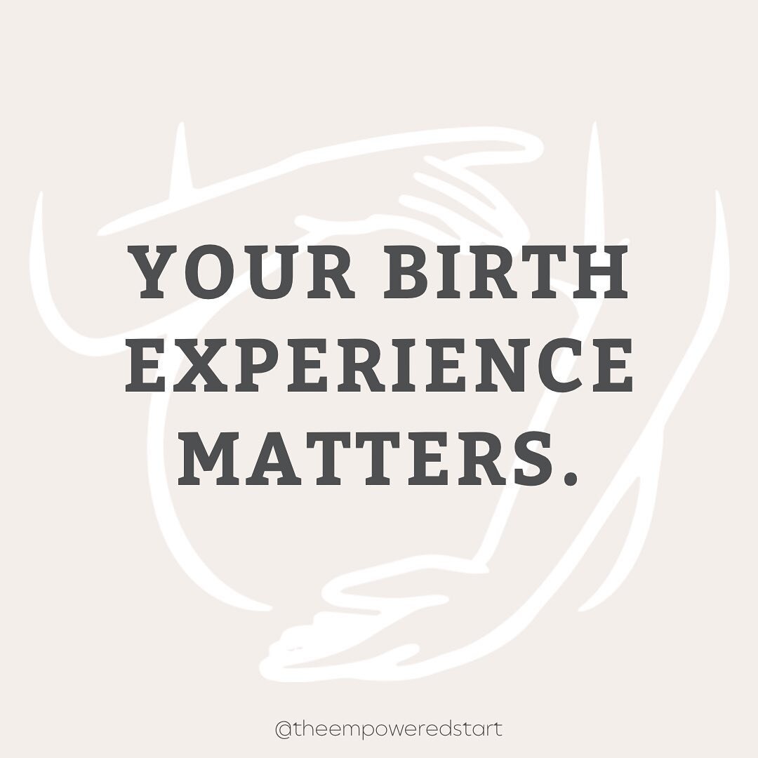 Your birth experience is one you will remember your entire life. An experience that you will learn from, live from, heal from, and be transformed by. 

It&rsquo;s a big deal- likely one of the biggest and most important experiences of your lifetime! 
