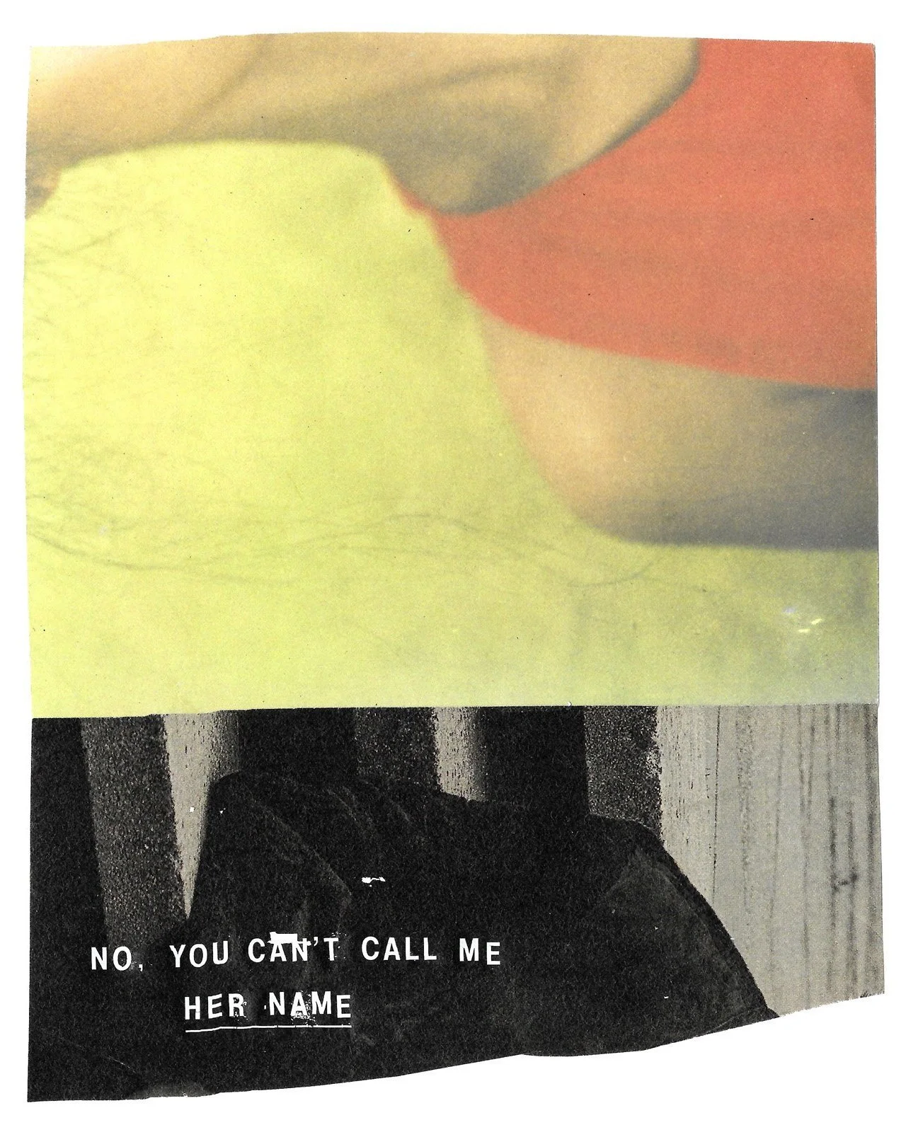 'cornerstone' abstract collage north wales welsh artist nyree waters arctic monkeys humbug album song lyric