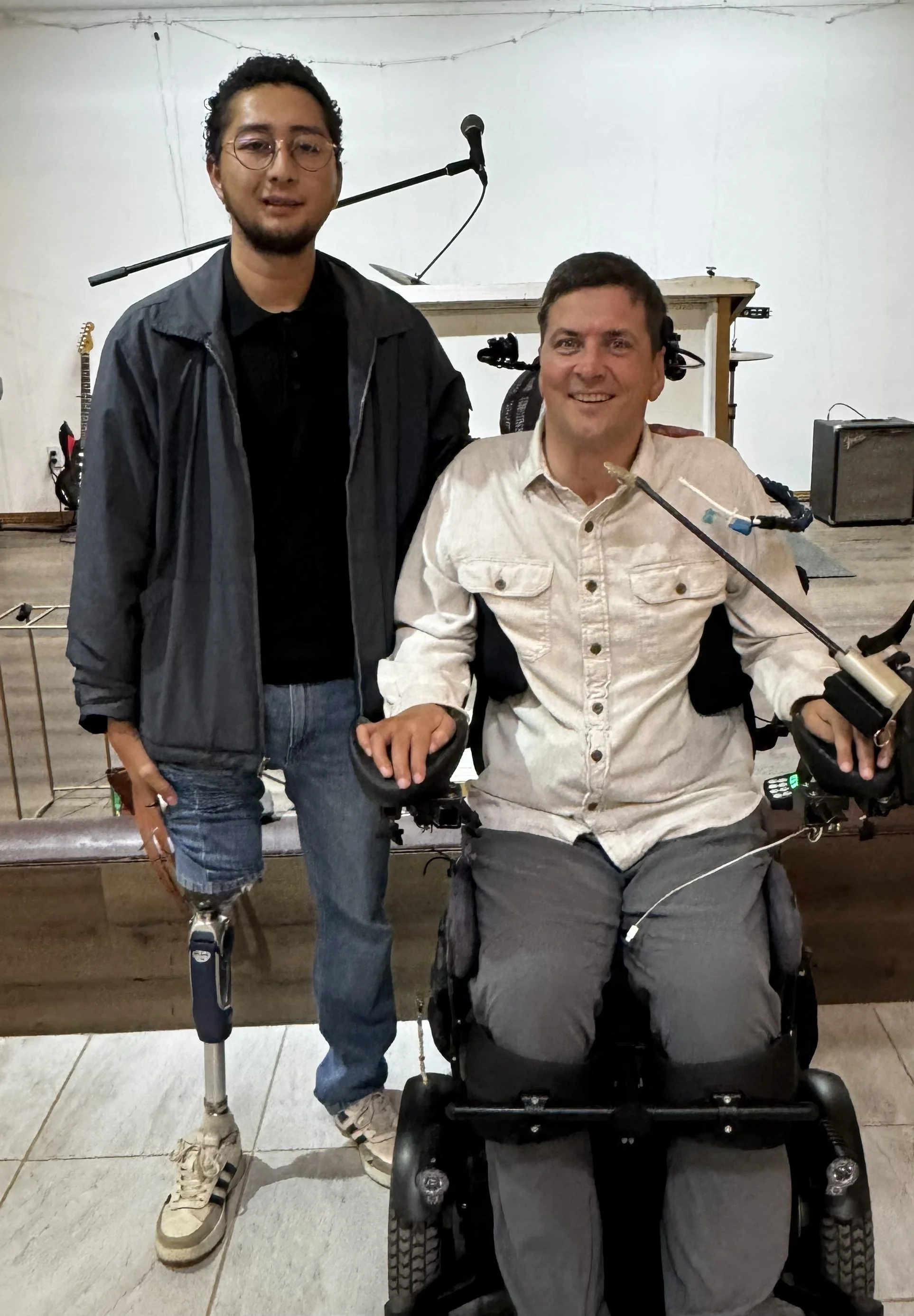 Yazir and Wes at El Papalote Church in El Papalote, Mexico. Please pray for Yazir and his fiancé and family. He was diagnosed with stage IV lung cancer that has spread throughout his body.