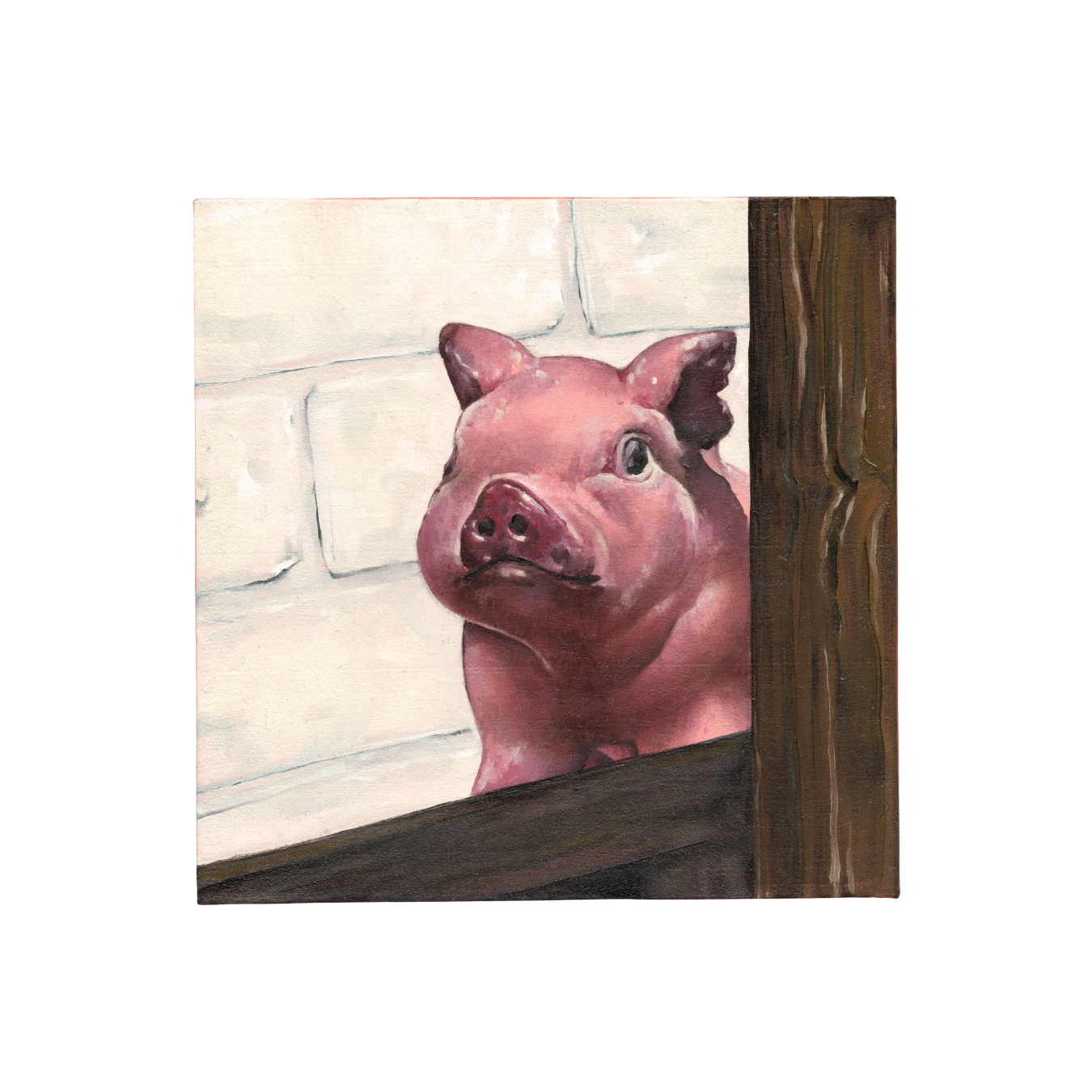 Itzels, Oil on Wood Panel, 6" x 6", 2026