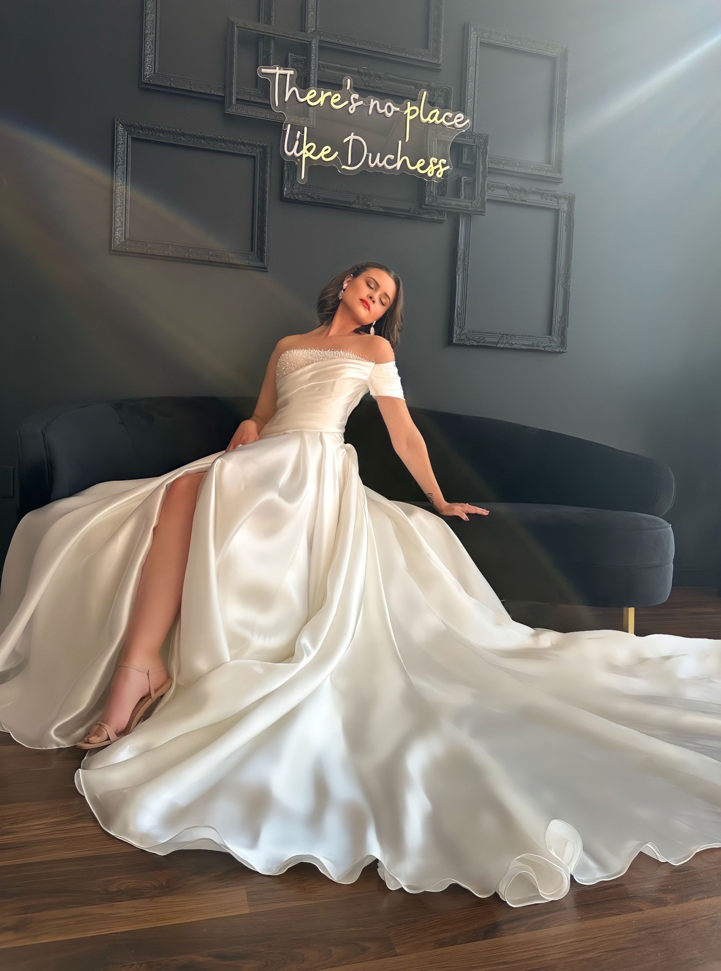 Not mass-produced... Not watered down&hellip;
Shop our showroom to find a protected edit of couture gowns built for women who value fashion as much as forever. 

Reserve your one-on-one appointment and find out why our name lingers long after &ldquo;
