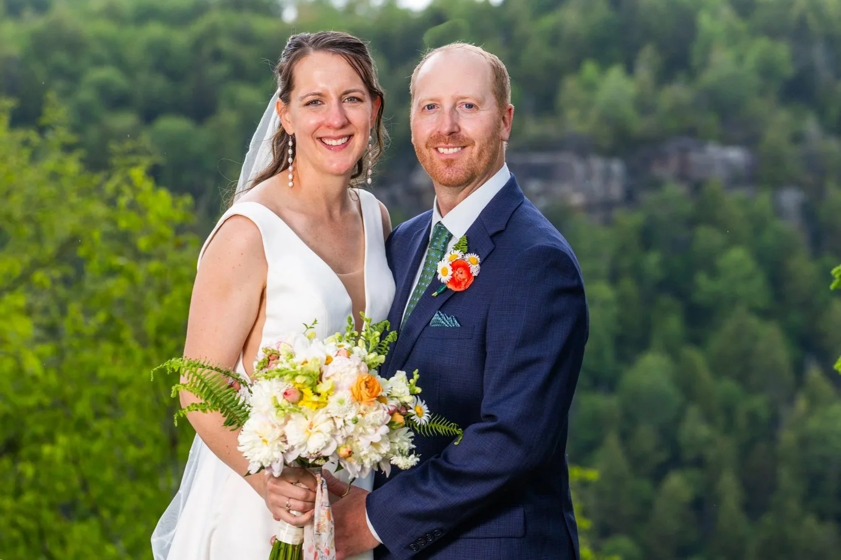 Happy Couple at Blackwater Fall State Park