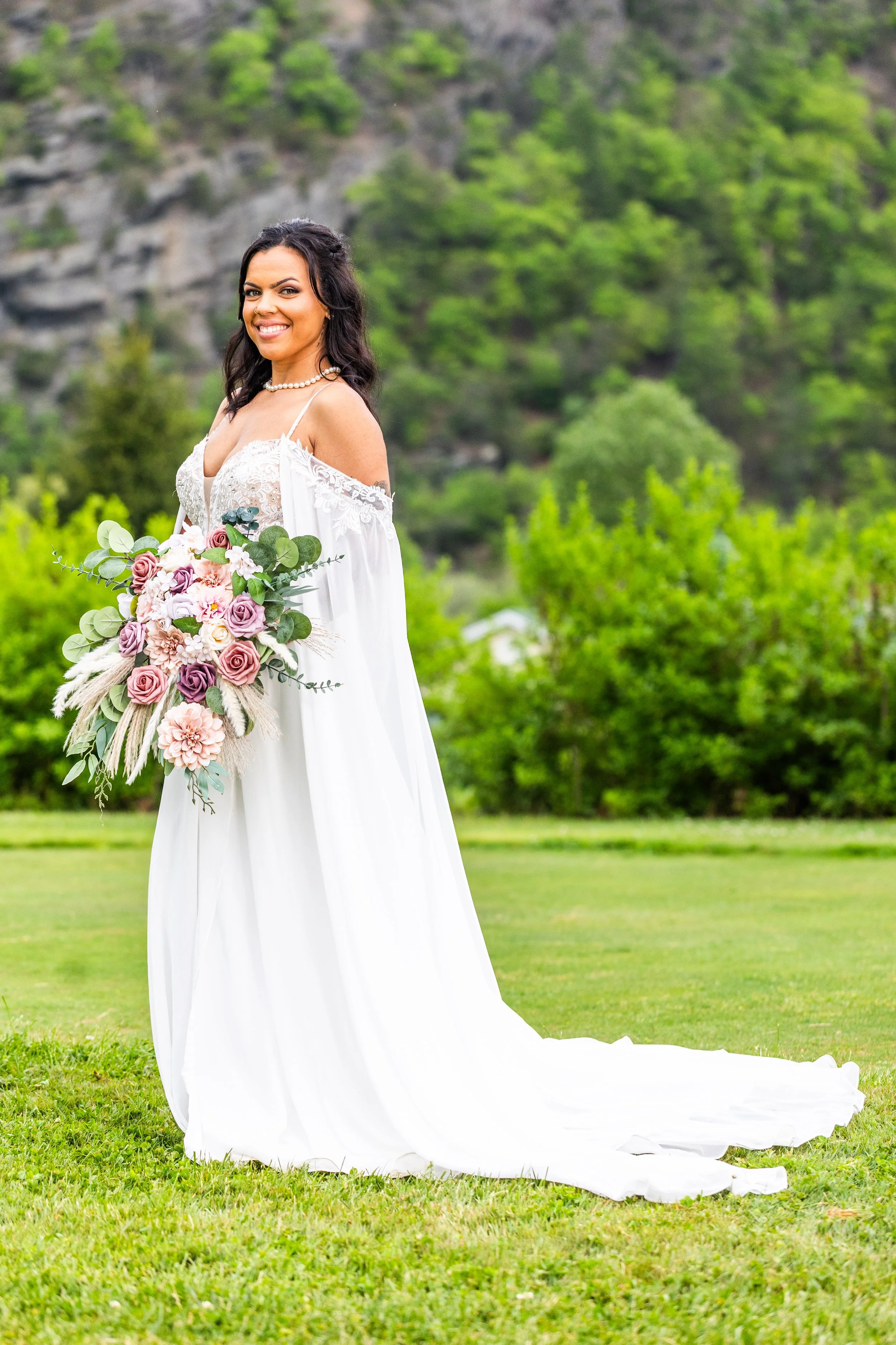 Bridal Portrait at Cliff View Golf Club.
