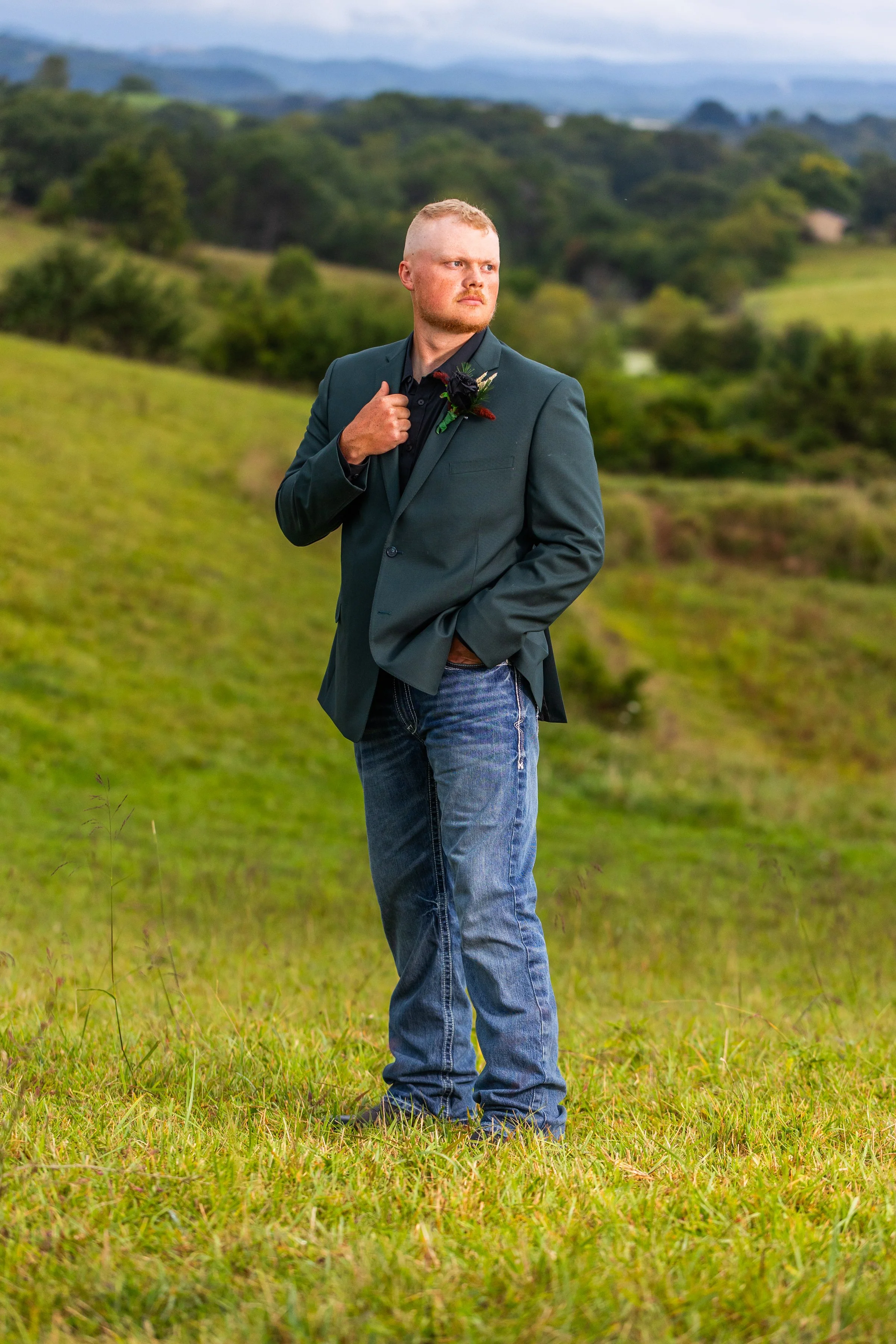 Groom portrait