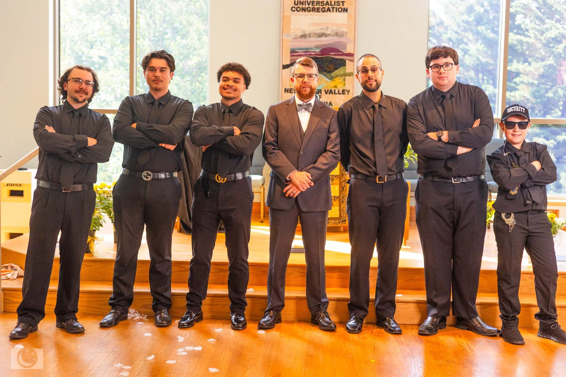 Groom and Groomsmen - Blacksburg VA wedding