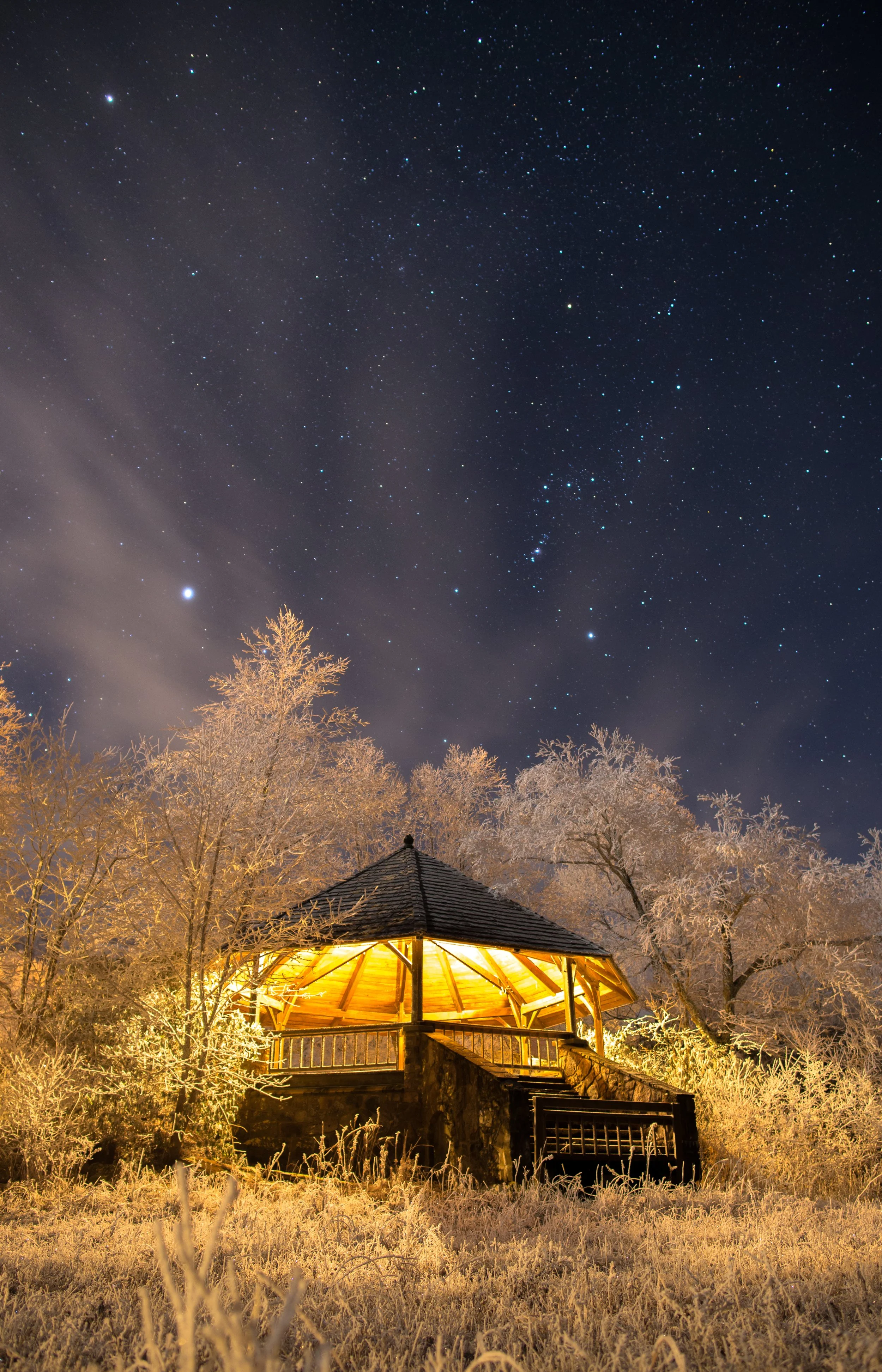 Frosty, icy times at Mountain Lake Lodge in Virginia.