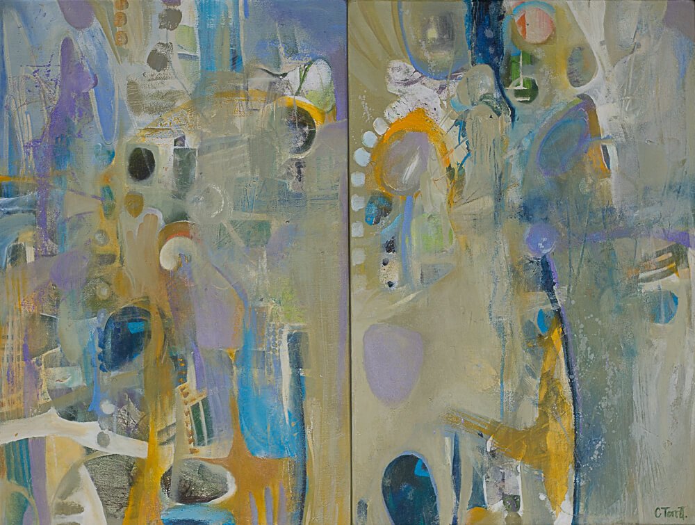 A LA SOMBRA DEL ÁRBOL-Acrílico sobre tela-Díptico 60cm x 80cm-2019.jpeg