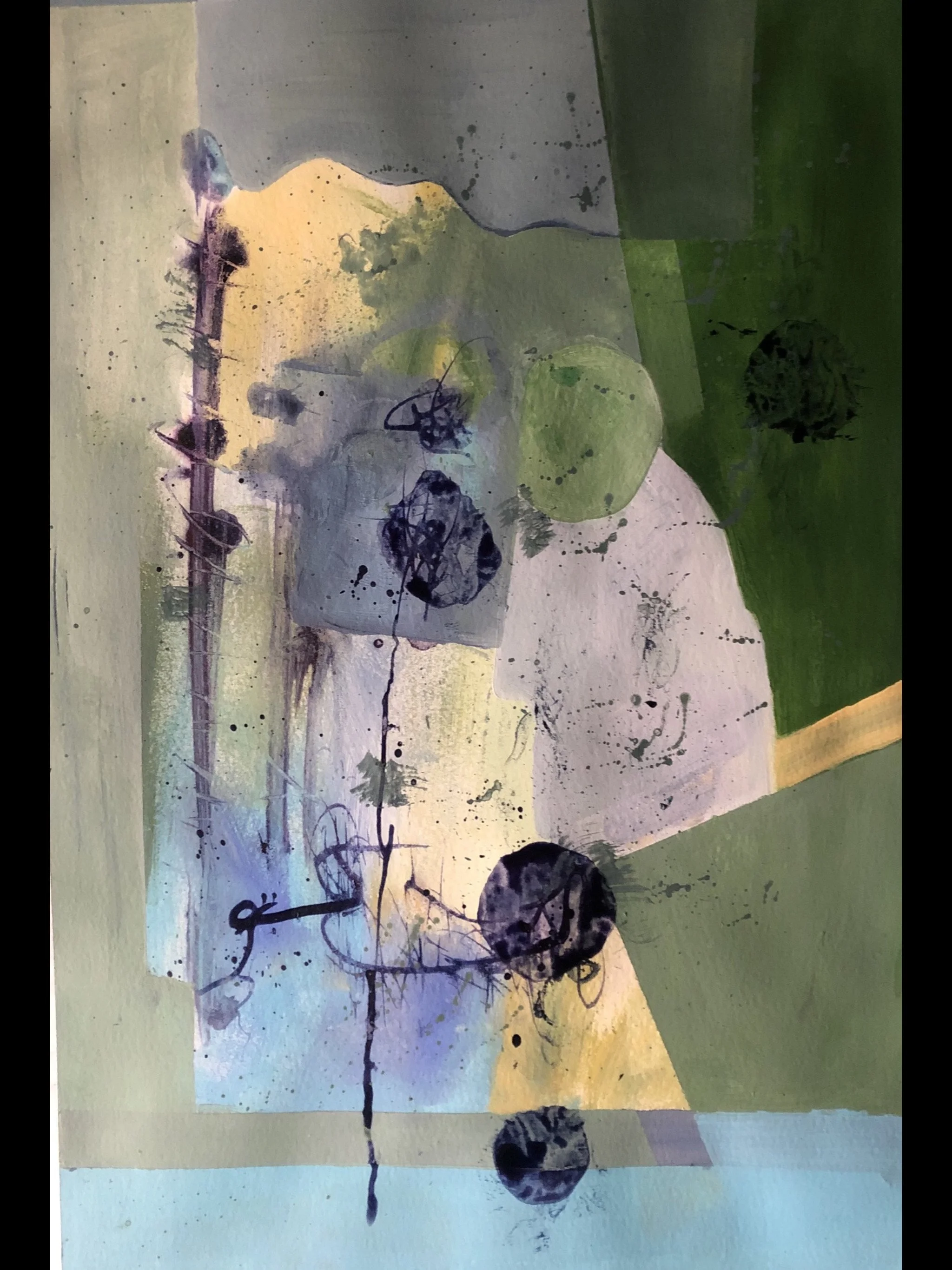 BURBUJAS_Acrílico sobre papel_45cmx30cm_2019