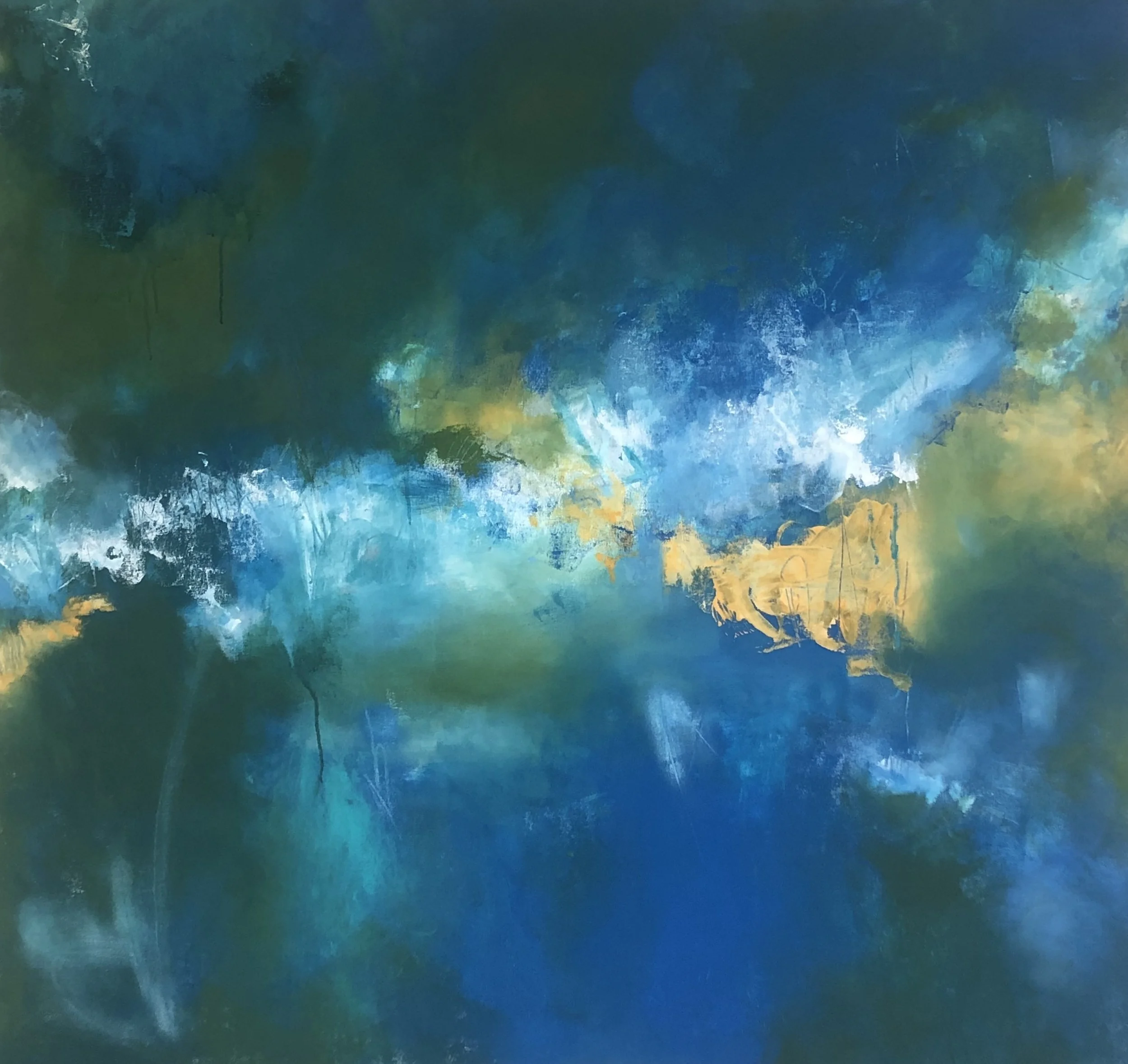 AZUL VERDE_Acrílico sobre tela_130cmx160cm_2014