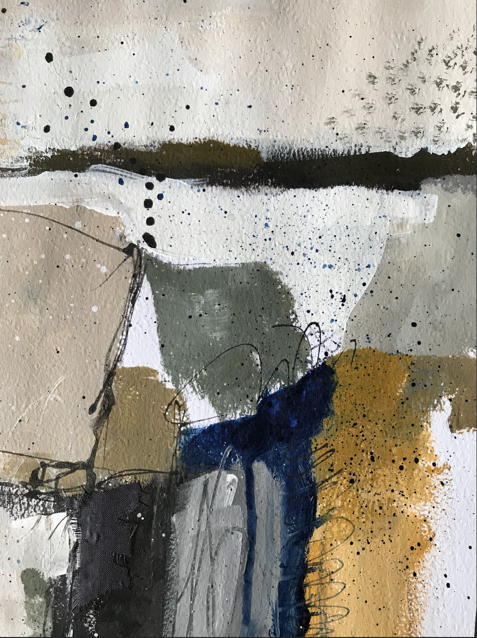 SERIE CAMINOS II_Collage sobre papel_50cmx35cm