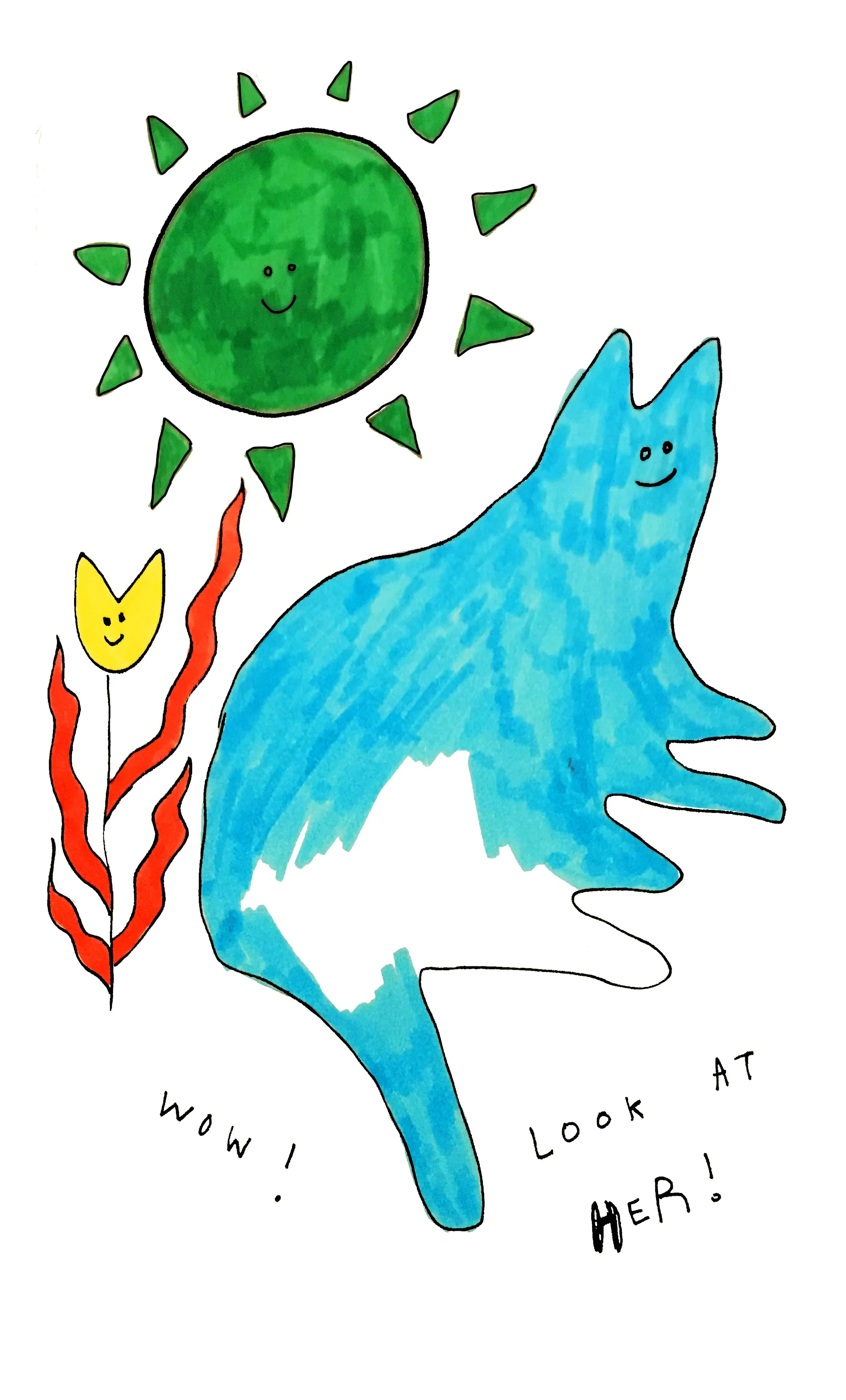 Incredible! How Does She Do It! (2020)
Digitized Drawing