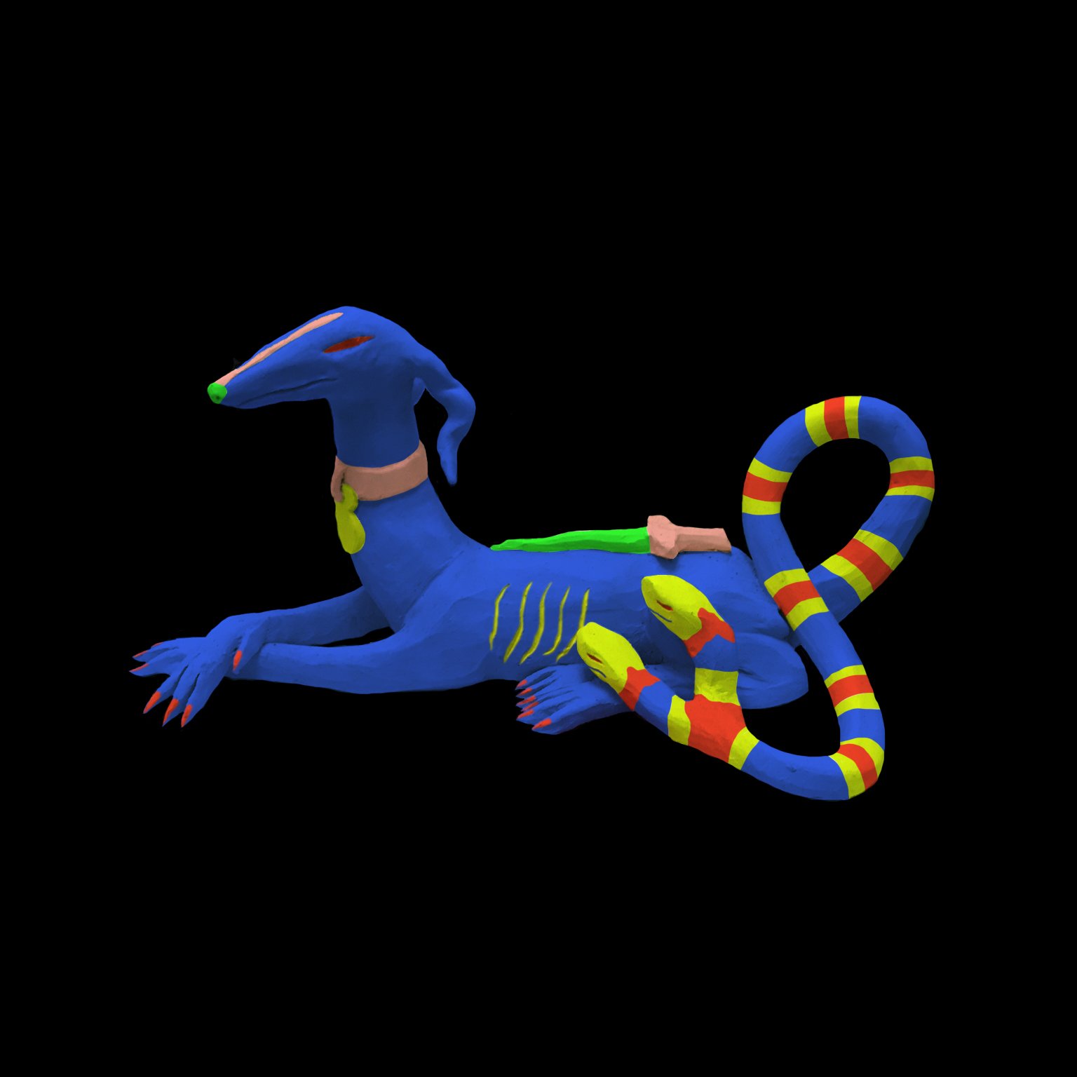 Slithery Baby (2020)
Digitally Manipulated Ceramic Sculpture
Original Sculpture 9in x 4in x 5in