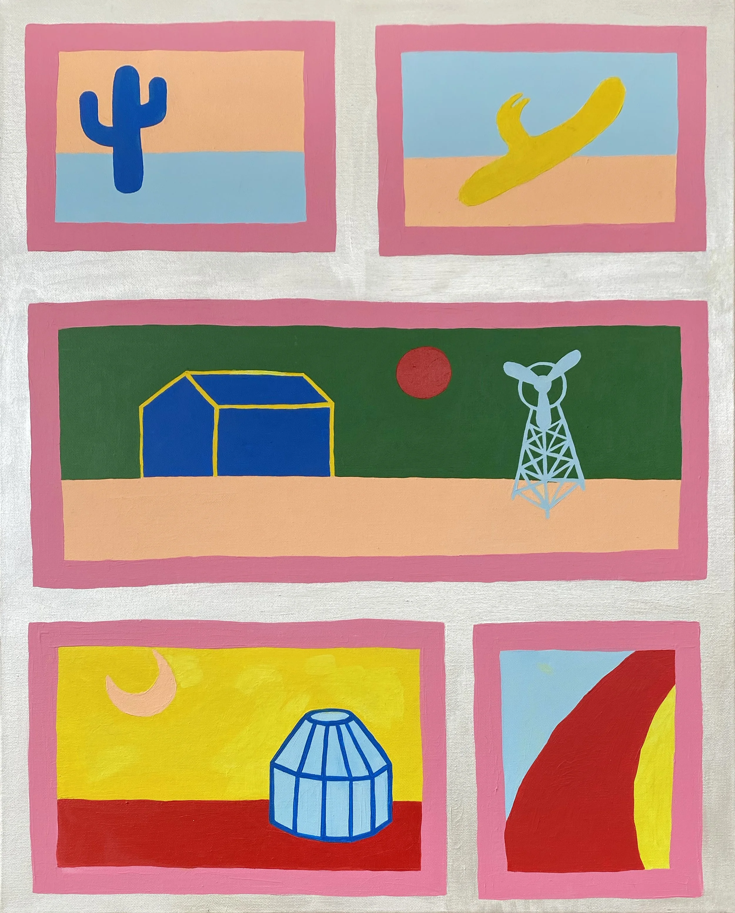 Traveling for Pleasure (2019)
Acrylic on Canvas
30in x 40in