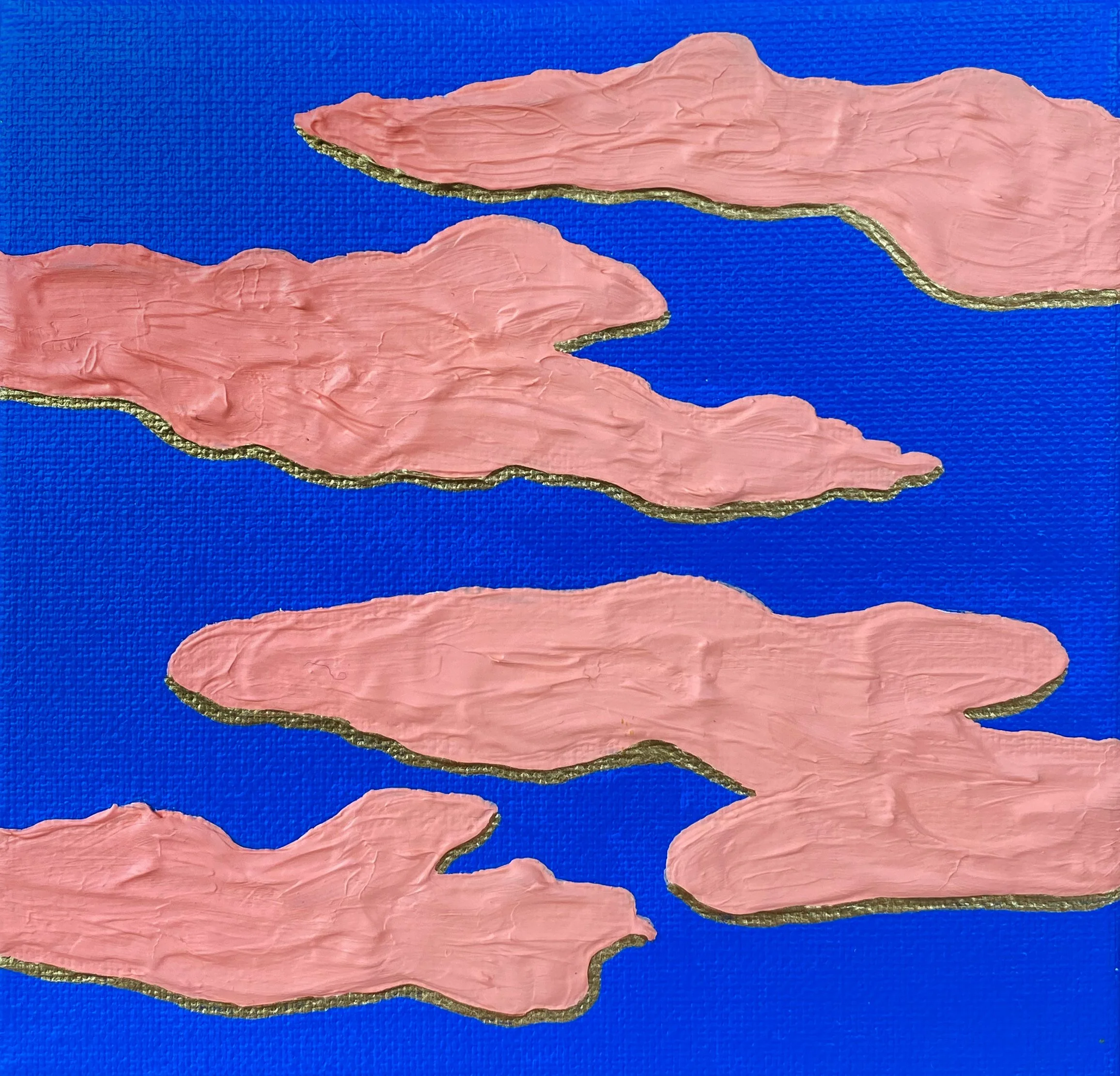 Cloudscape in Blue (2022)
Acrylic on Canvas
6in x 6in