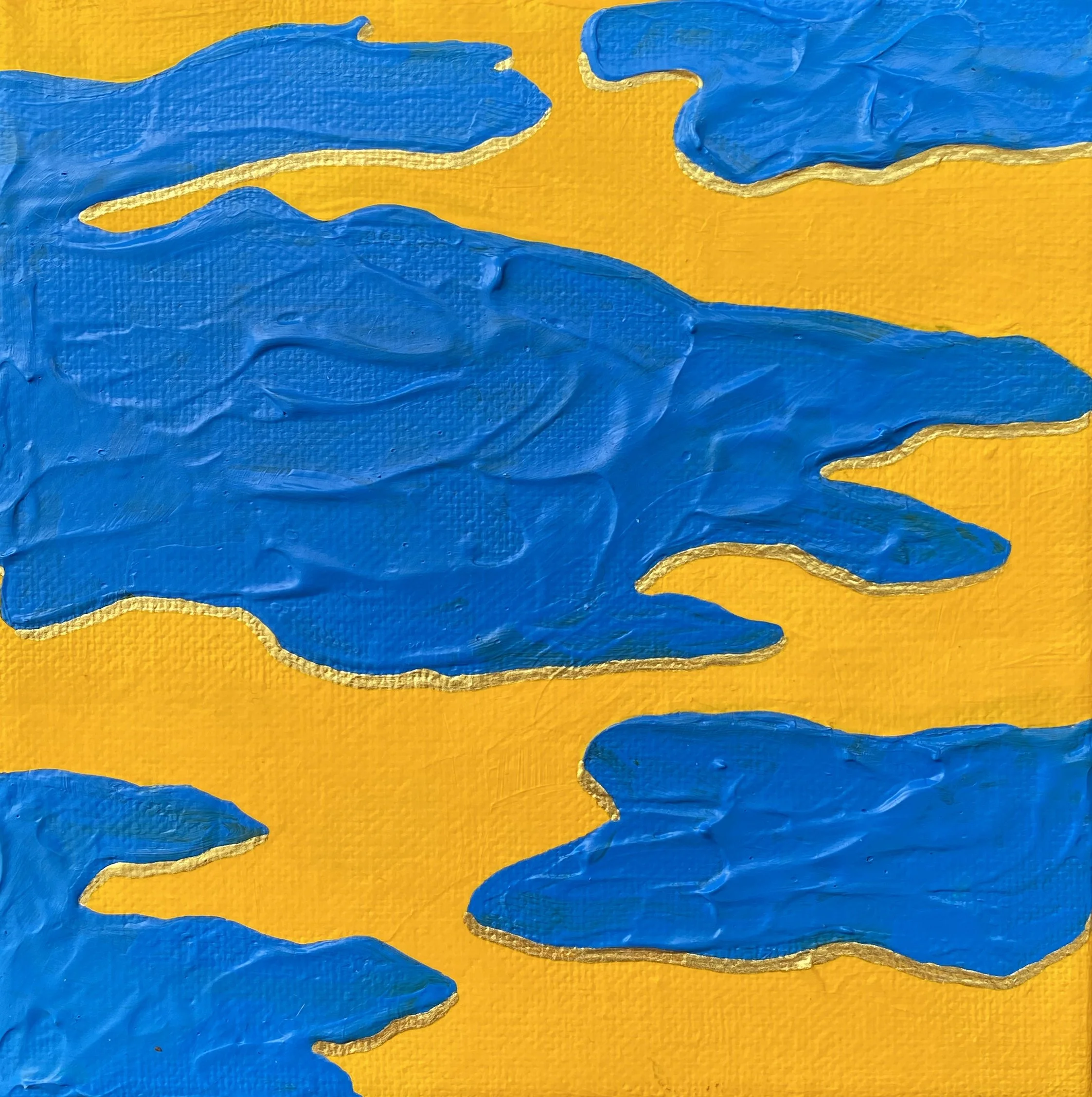 Cloudscape in Tangerine (2022)
Acrylic on Canvas
6in x 6in