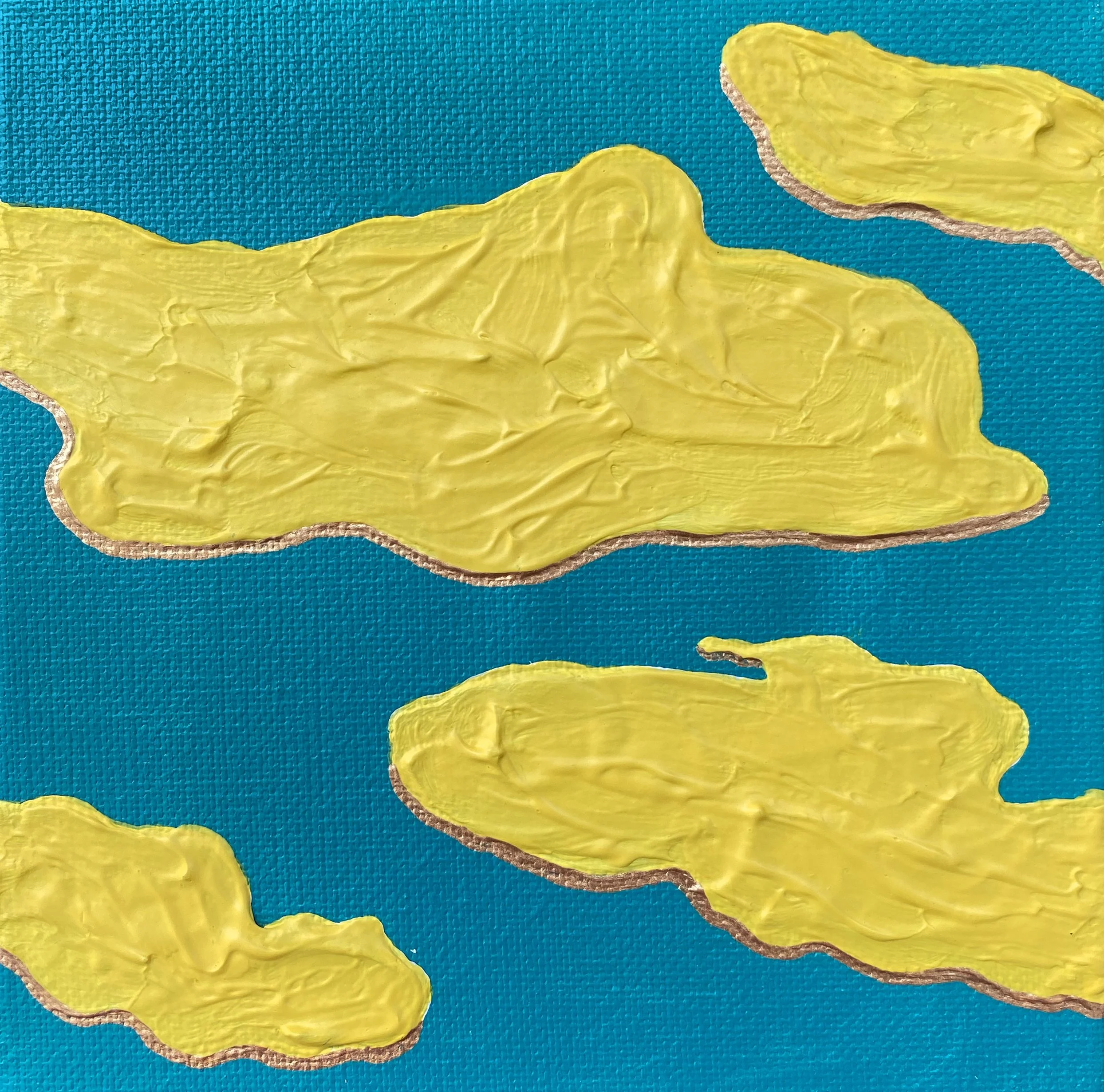 Cloudscape in Teal (2022)
Acrylic on Canvas
6in x 6in