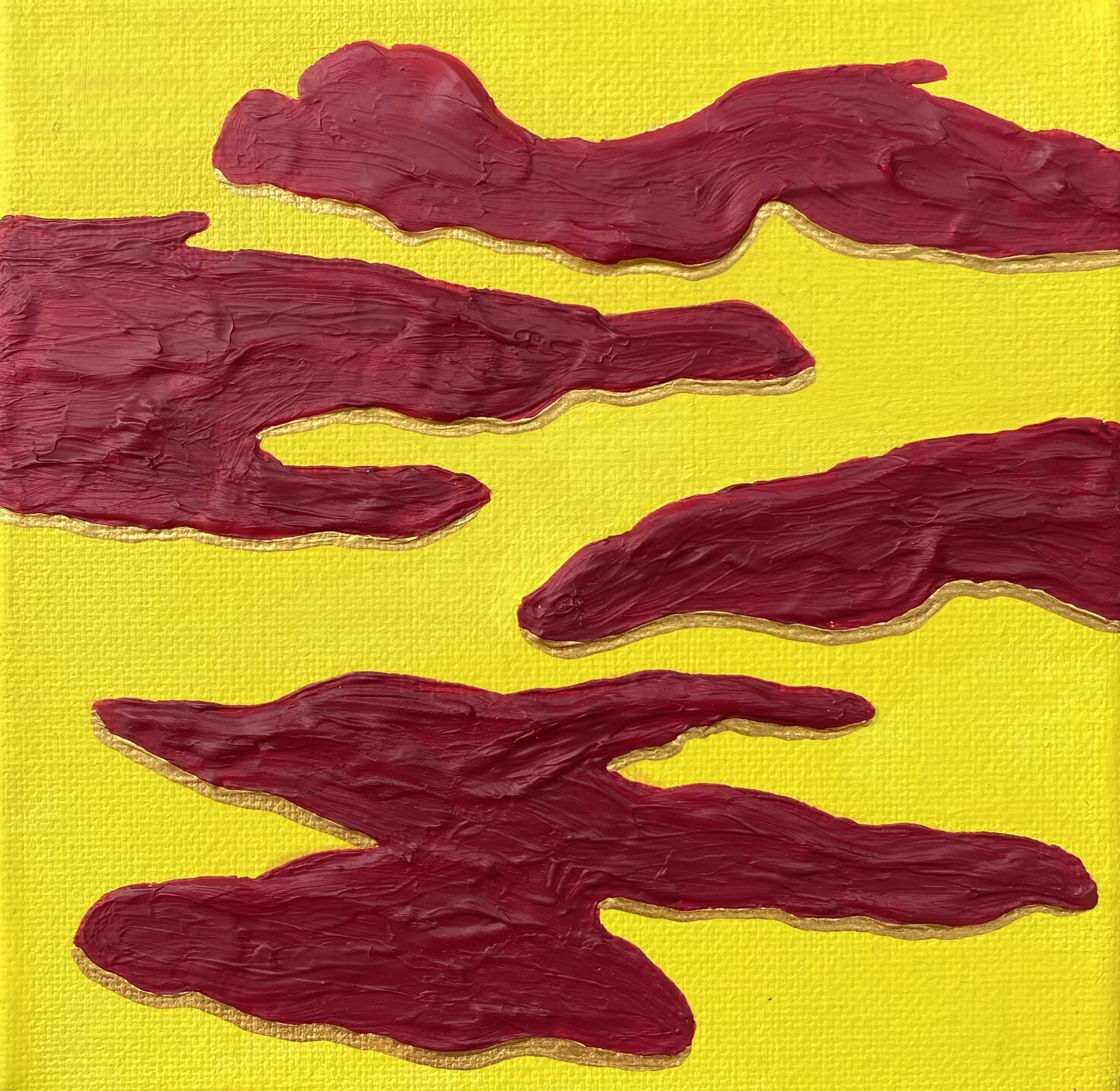 Cloudscape in Yellow (2022)
Acrylic on Canvas
6in x 6in