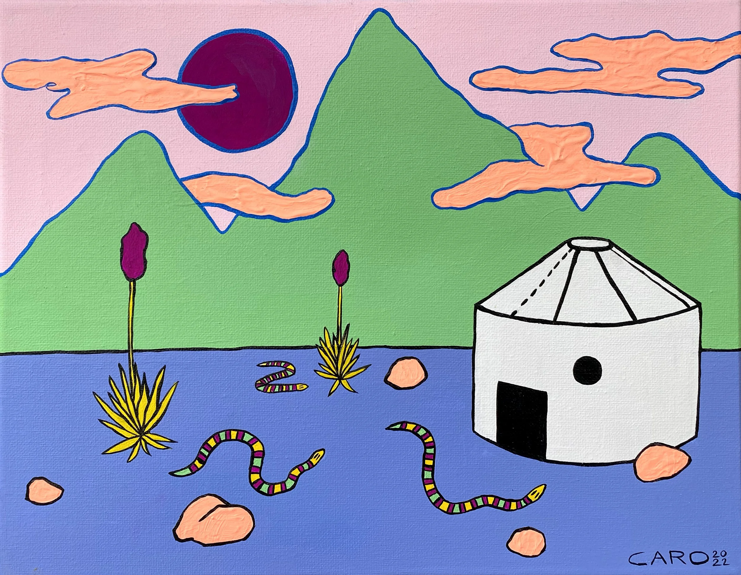 Dreamscape #2 (2022)
Acrylic on Canvas
11in x 14in