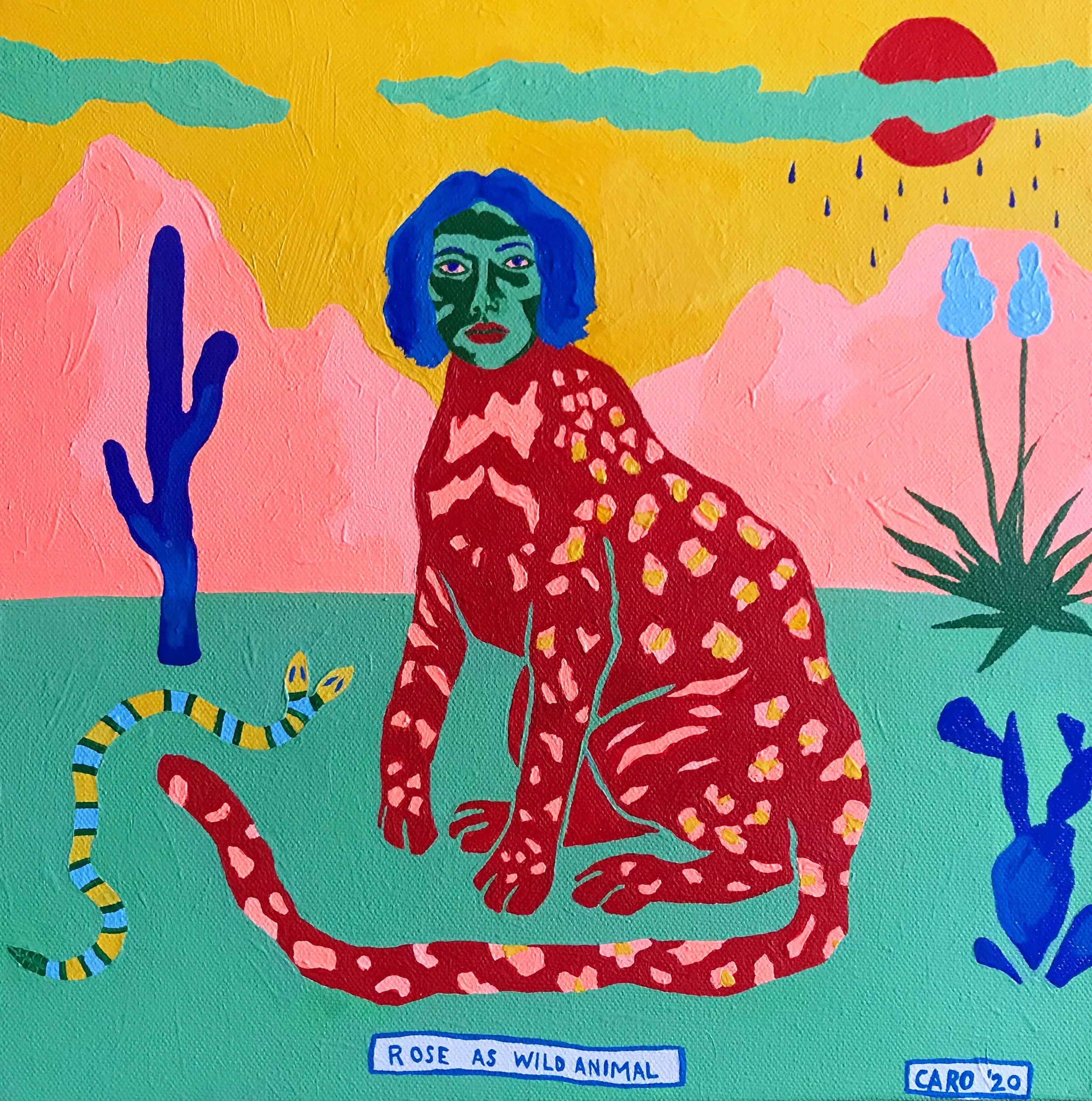 Rose as Wild Animal (Commission, 2020)
10in x 10in