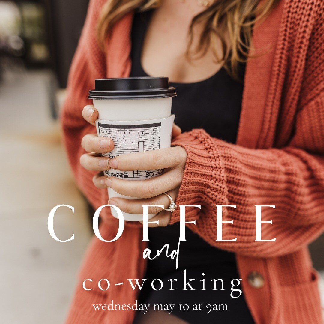 Coffee + Co-Working is this week!

Members will join us Wednesday May 10th at 9am for coffee + co-working at one of the locations listed below! Bring your computer to knock some things off your to do list or take the opportunity come connect and brai