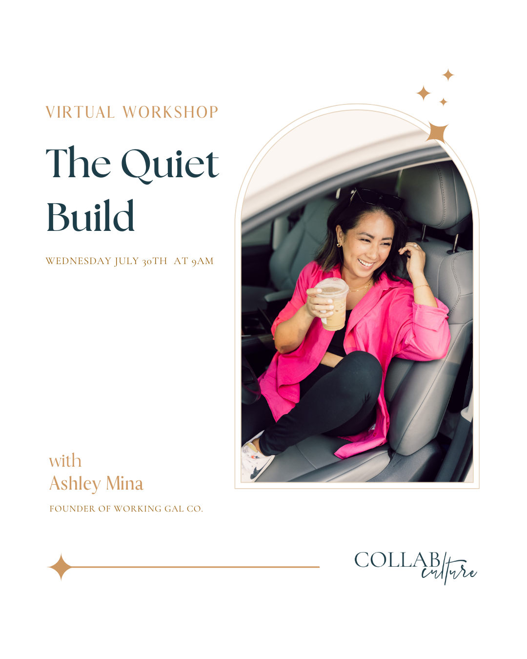 Virtual Workshop: The Quiet Build with Ashley Mina