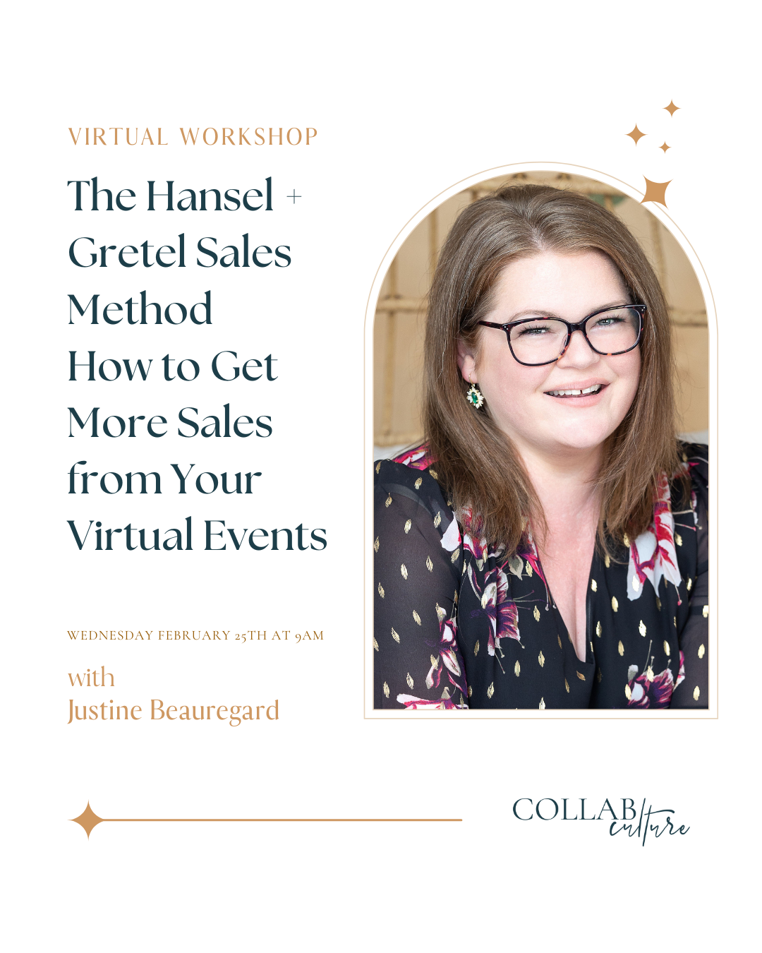 Virtual Workshop: The Hansel + Gretel Sales Method: How to Get More Sales from Your Virtual Events