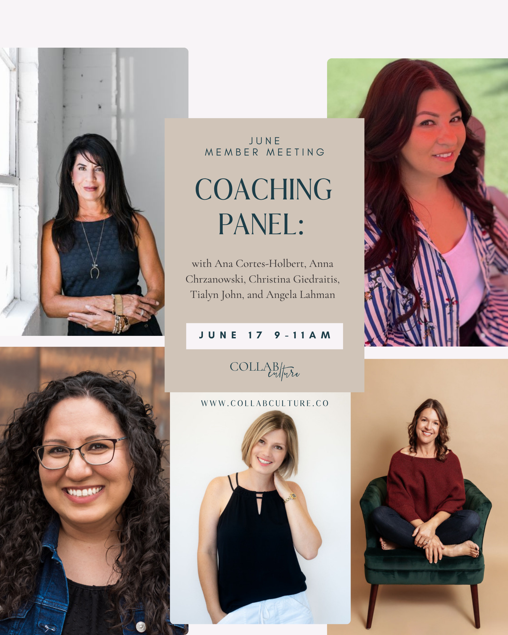 In Person Member Meeting: Five Voices, One Mission: Helping Women Stop Surviving & Start Living 