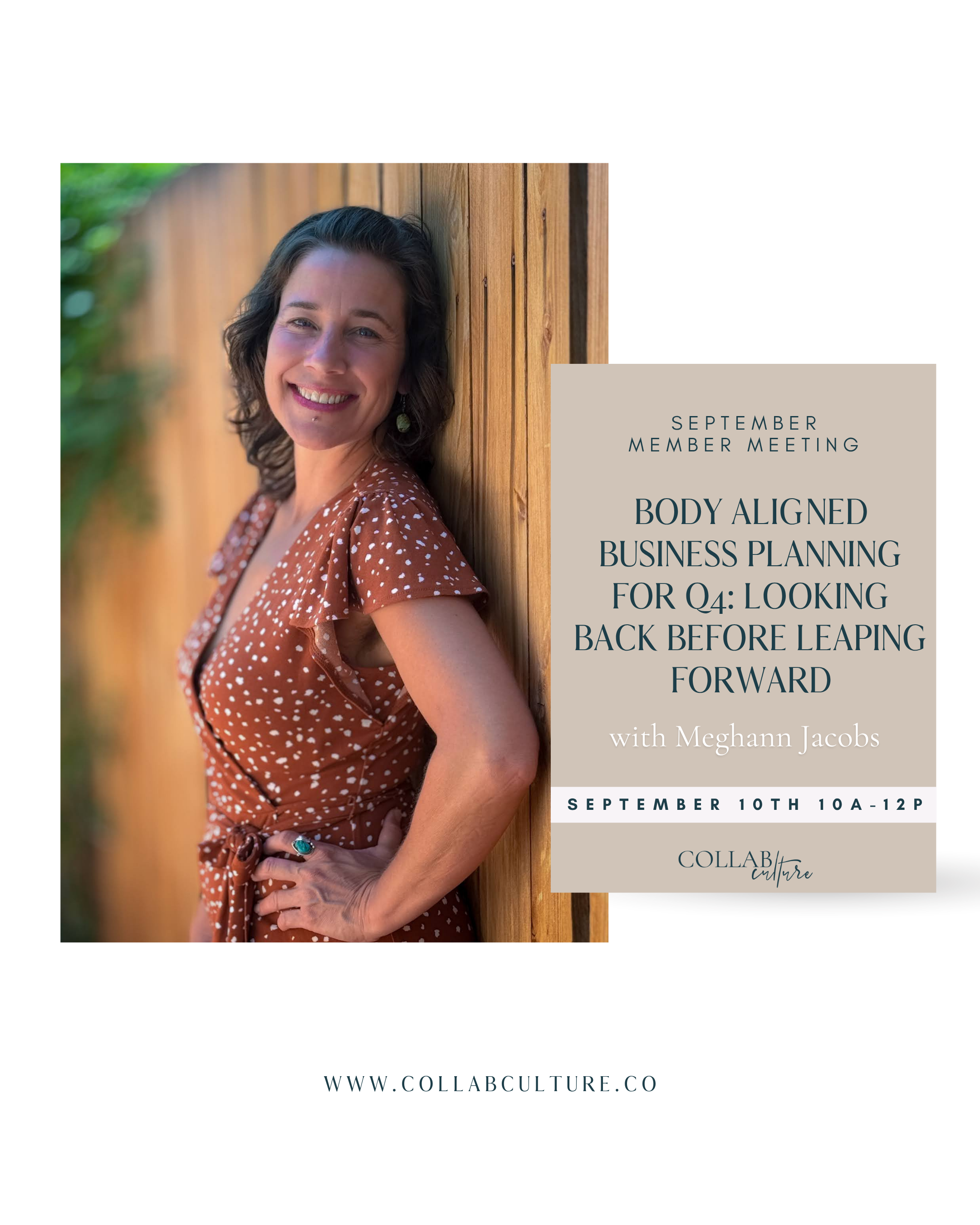 In Person Meeting with Meghann Jacobs