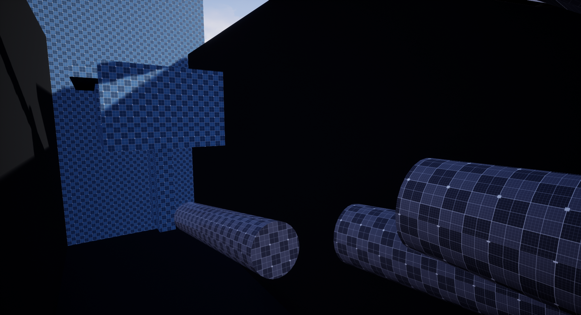 The segment rolling on top of pipes that was later added into the Containment Facility.